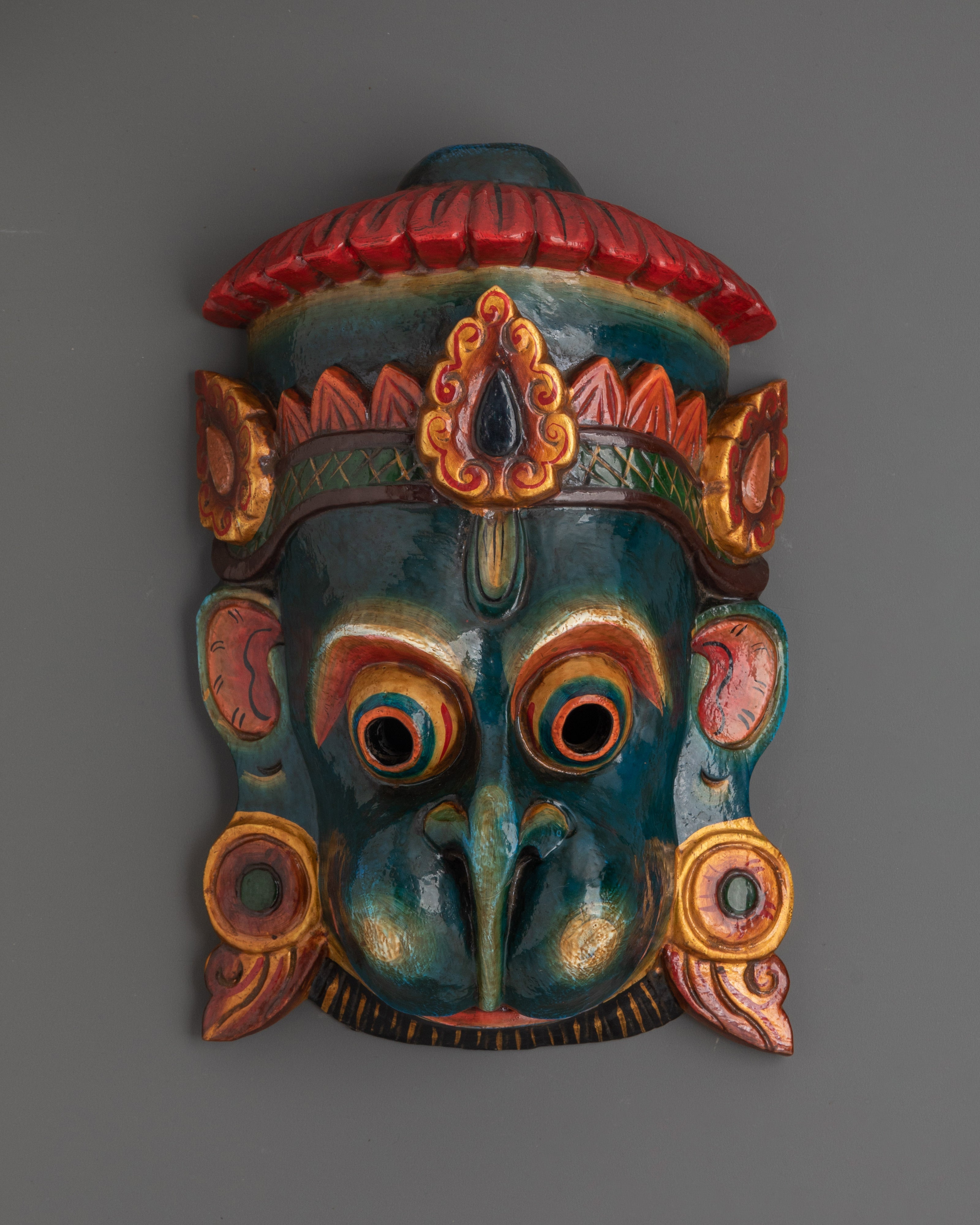 Hindu Deity Mask Wall Hanging | Devotion And Spiritual Protection
