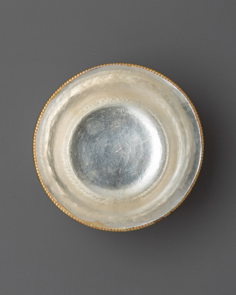 Small Silver Offering Bowls | Elegant Vessels for Sacred Rituals and Devotional Offerings