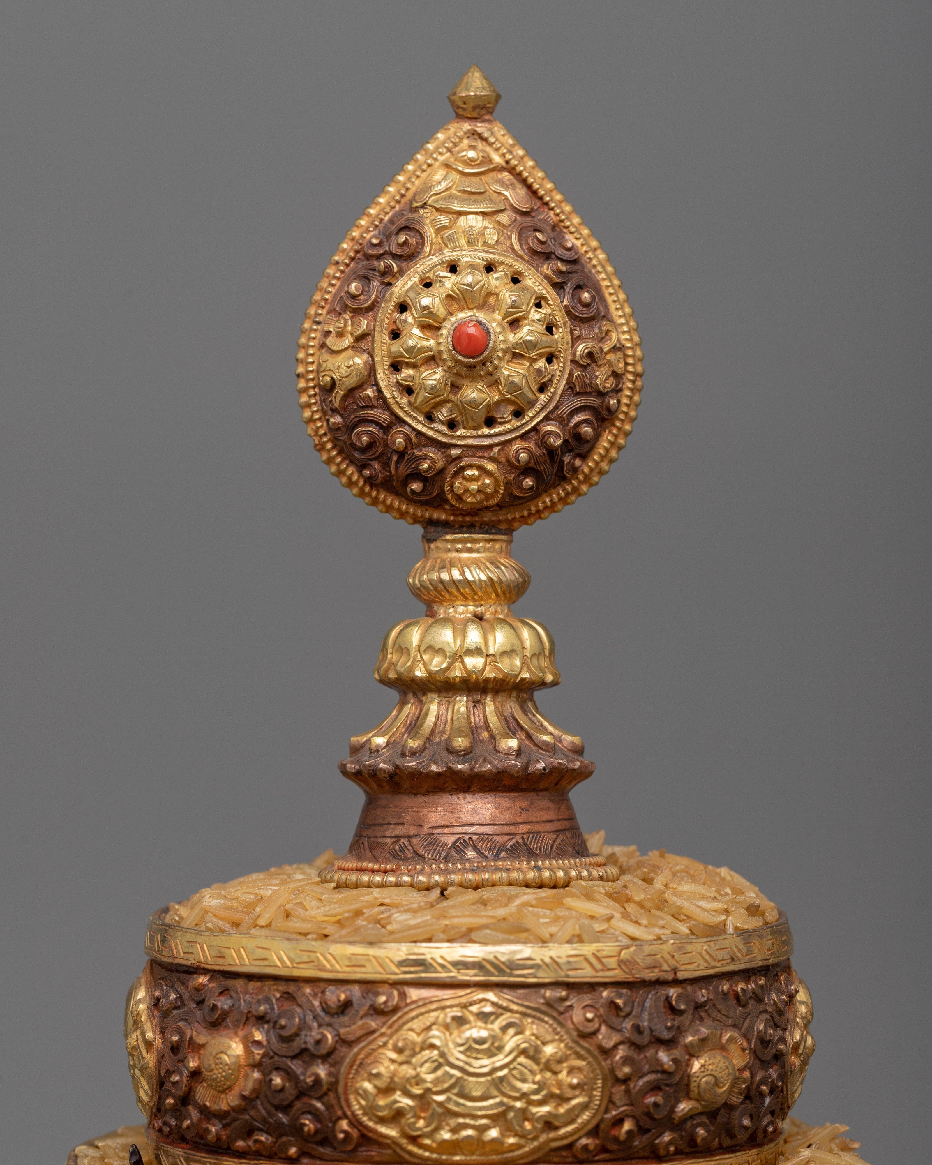 Gold Plated Mandala Set | Radiant Symbols of Spiritual Harmony and Enlightenment