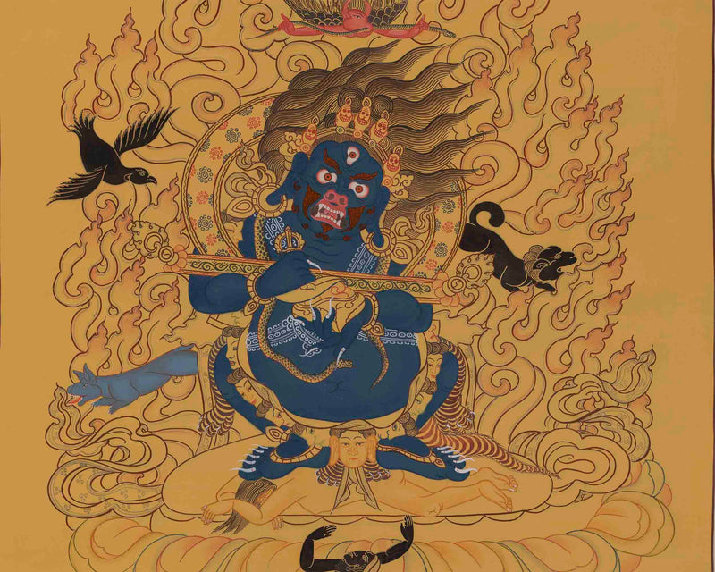 Sakya Mahakala Thangka | Tibetan Thangka Painting