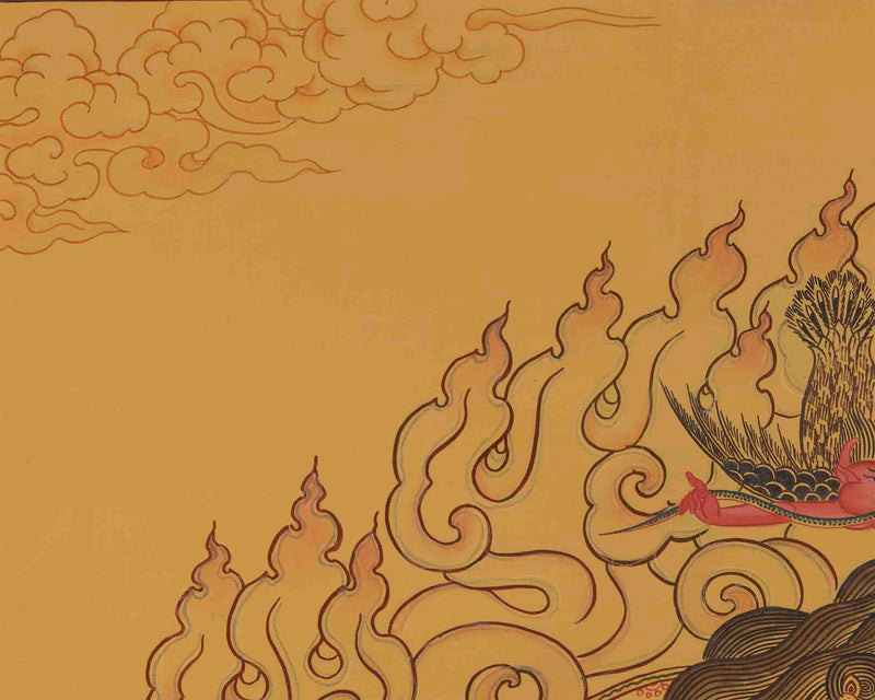 Sakya Mahakala Thangka | Tibetan Thangka Painting