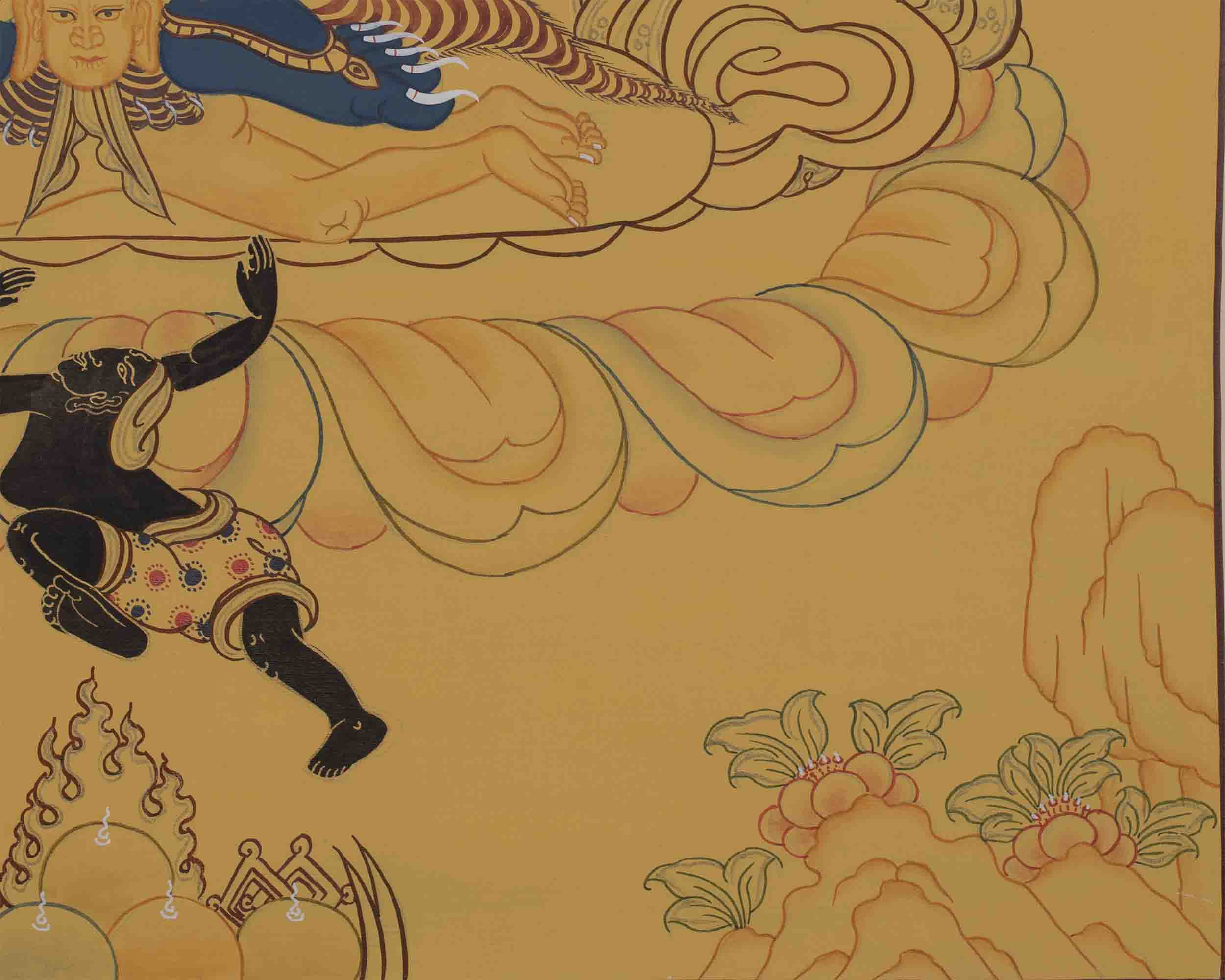 Sakya Mahakala Thangka | Tibetan Thangka Painting