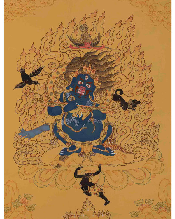 Sakya Mahakala Thangka | Tibetan Thangka Painting