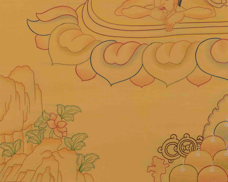 Original Hand-Painted Sakya Mahakala | Tibetan Buddhist Wrathful Dharmapala