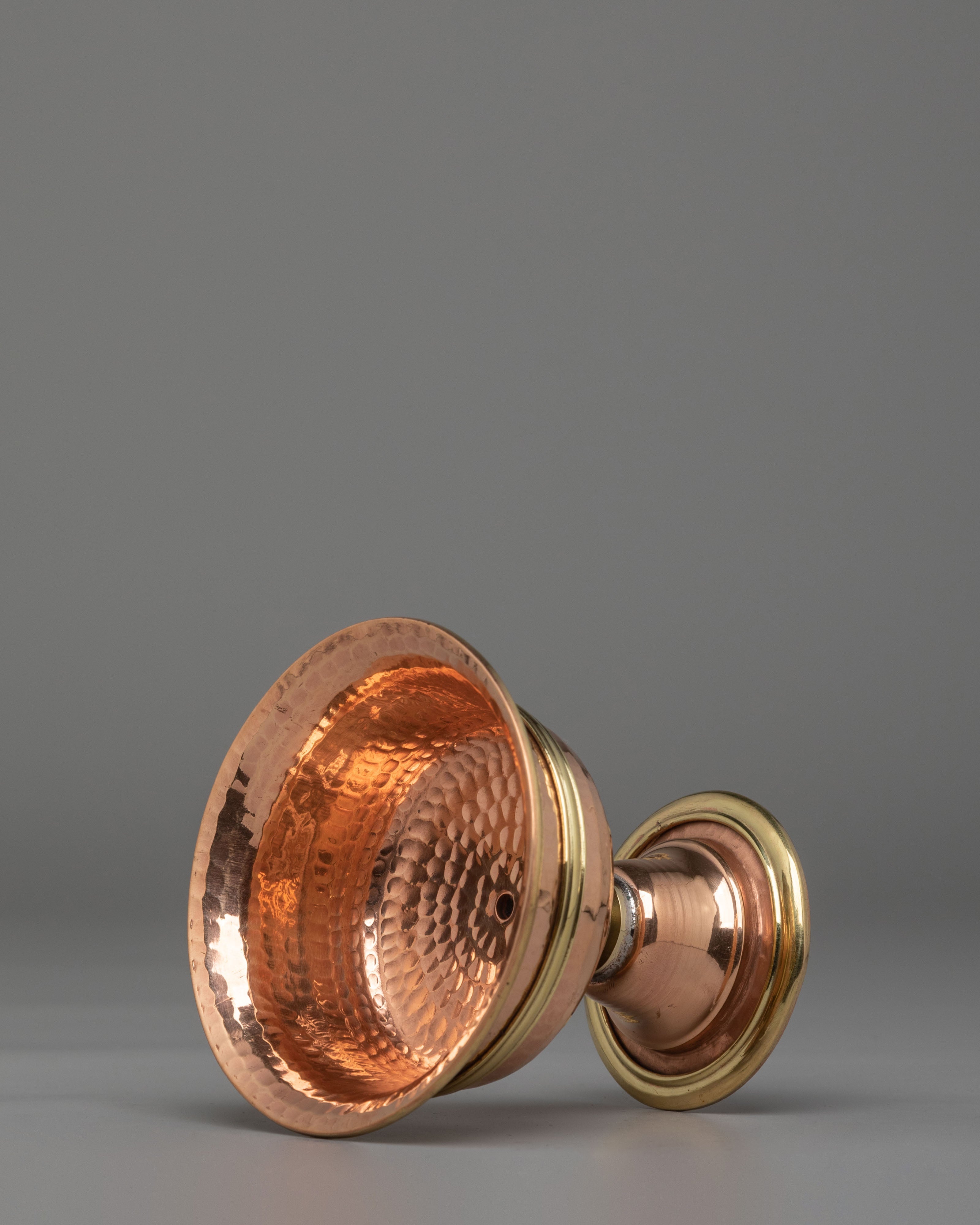Butter Lamp Set For Spiritual Practice | Copper & Brass Butter Lamps