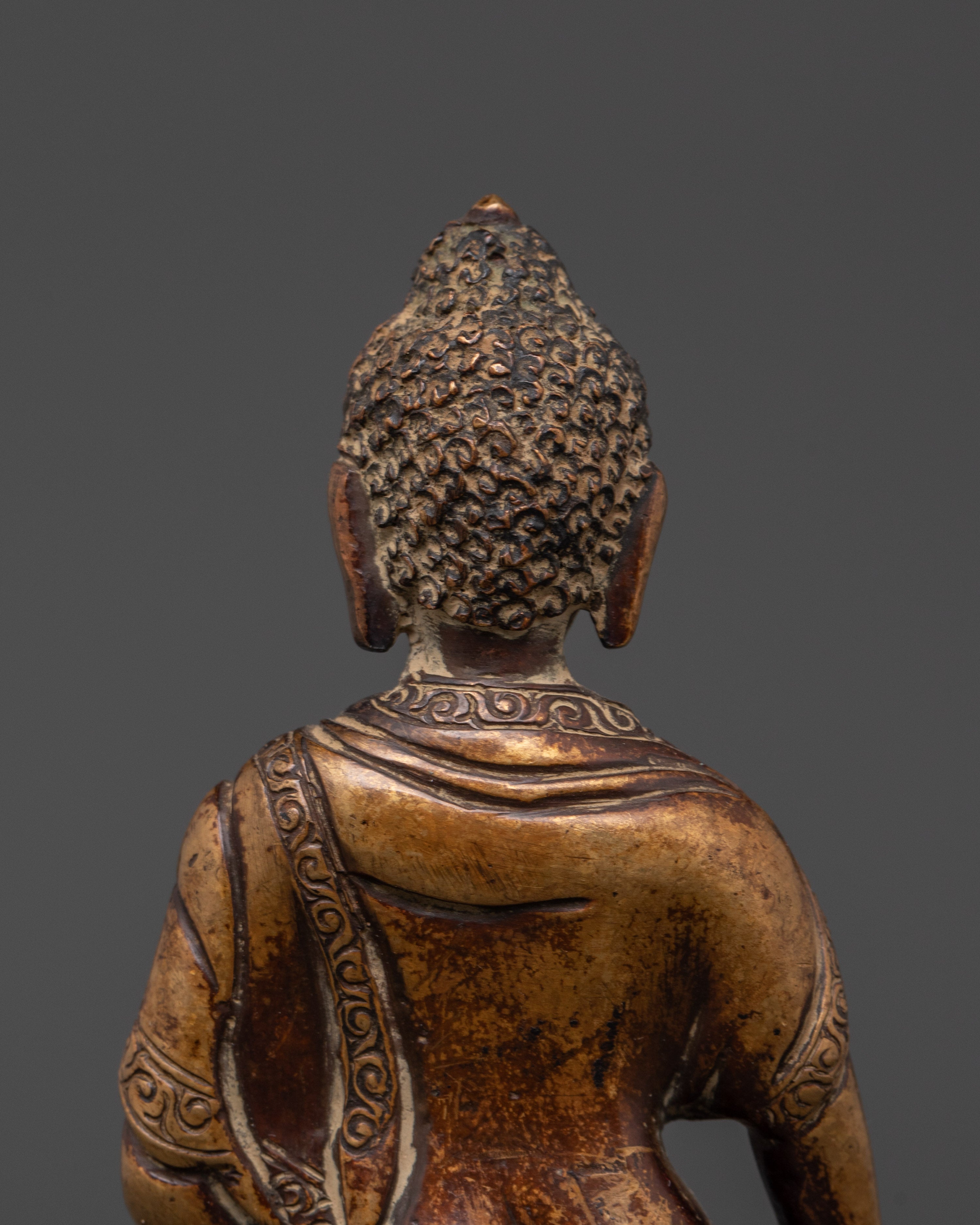 Handcrafted Copper Standing Buddha Statue | Symbol of Peace