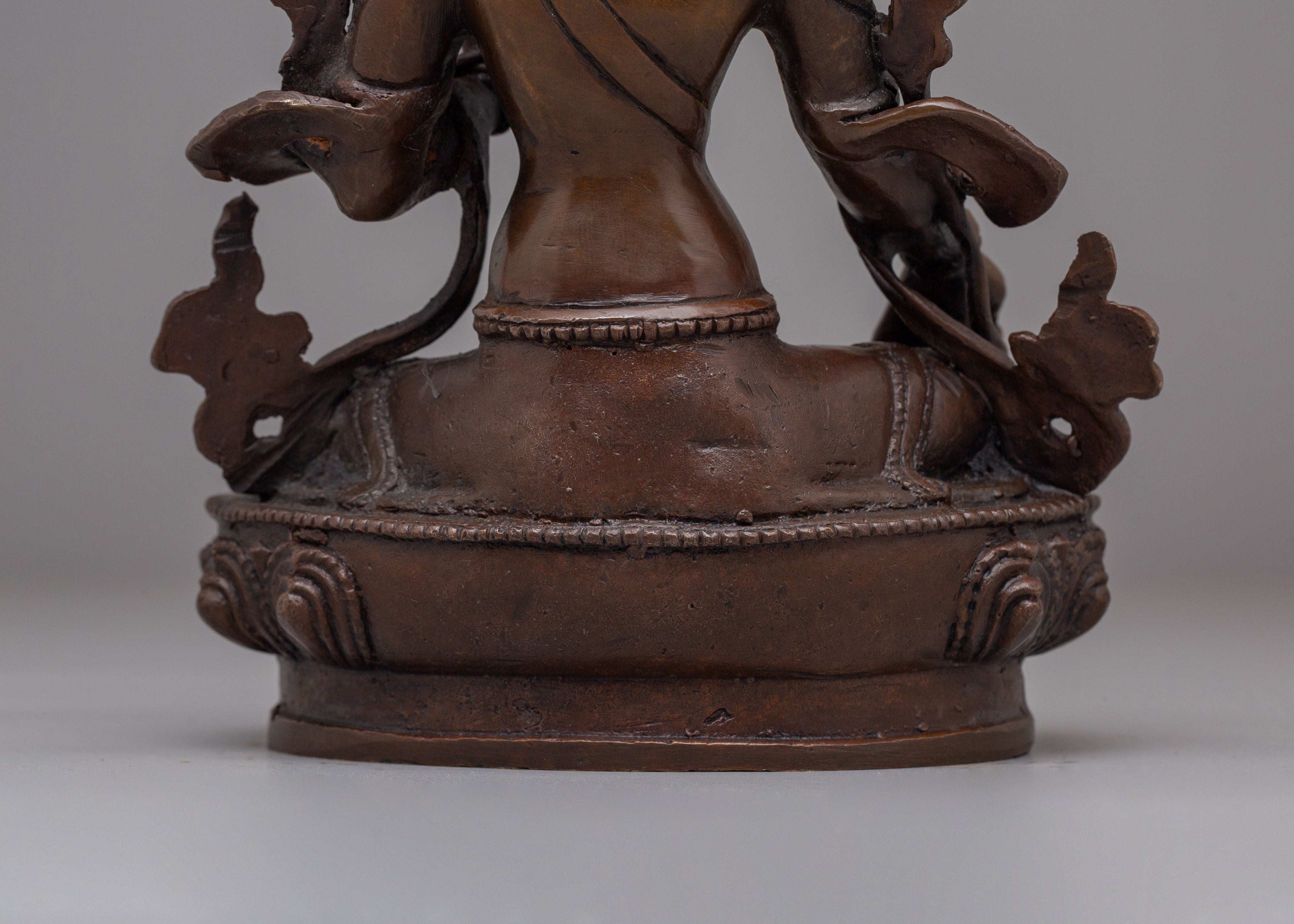 Tibetan Handmade Shyama Tara Statue | Mother of All Buddhas