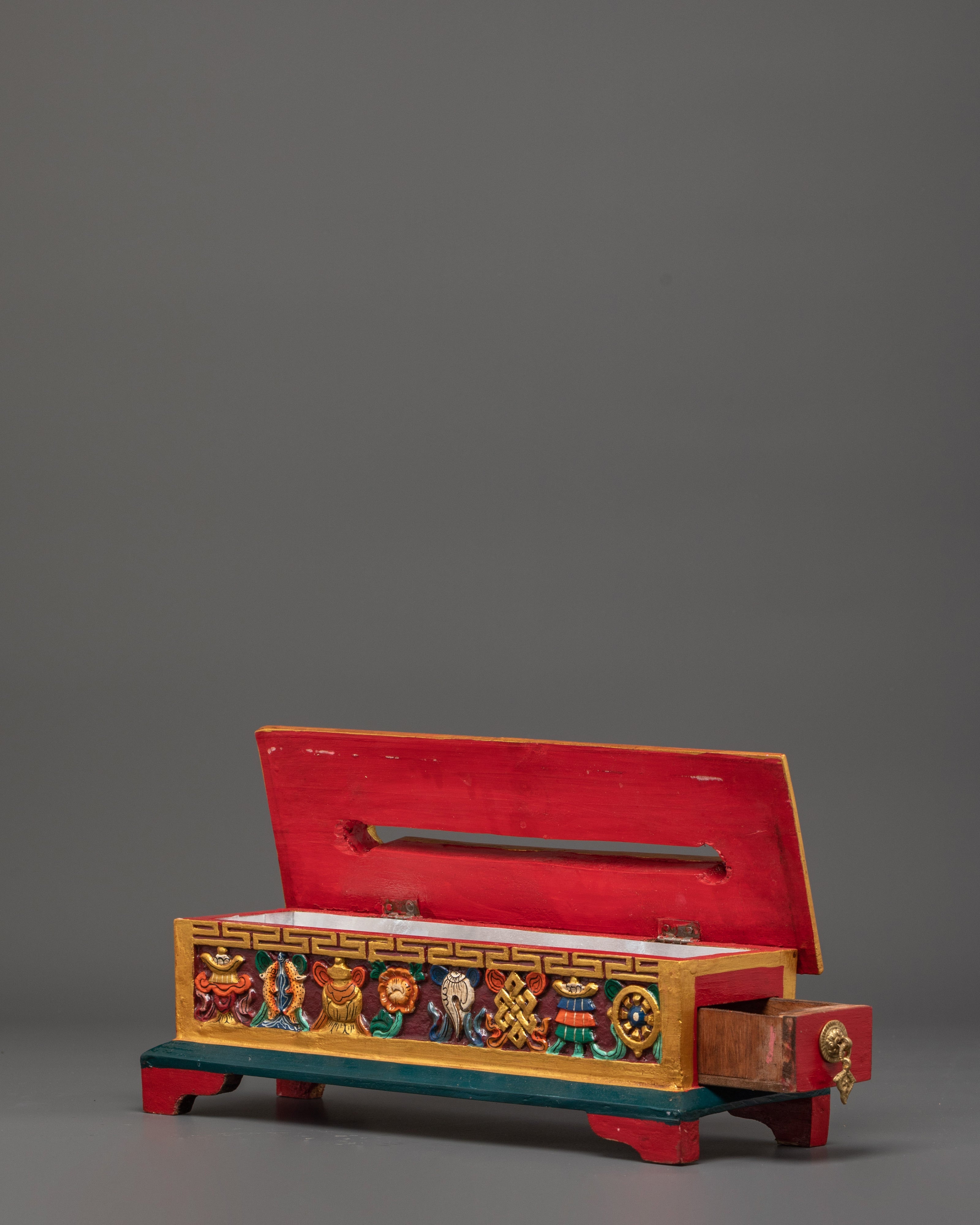 Tibetan Buddhist Incense Burner | Spiritual Alter for Meditation