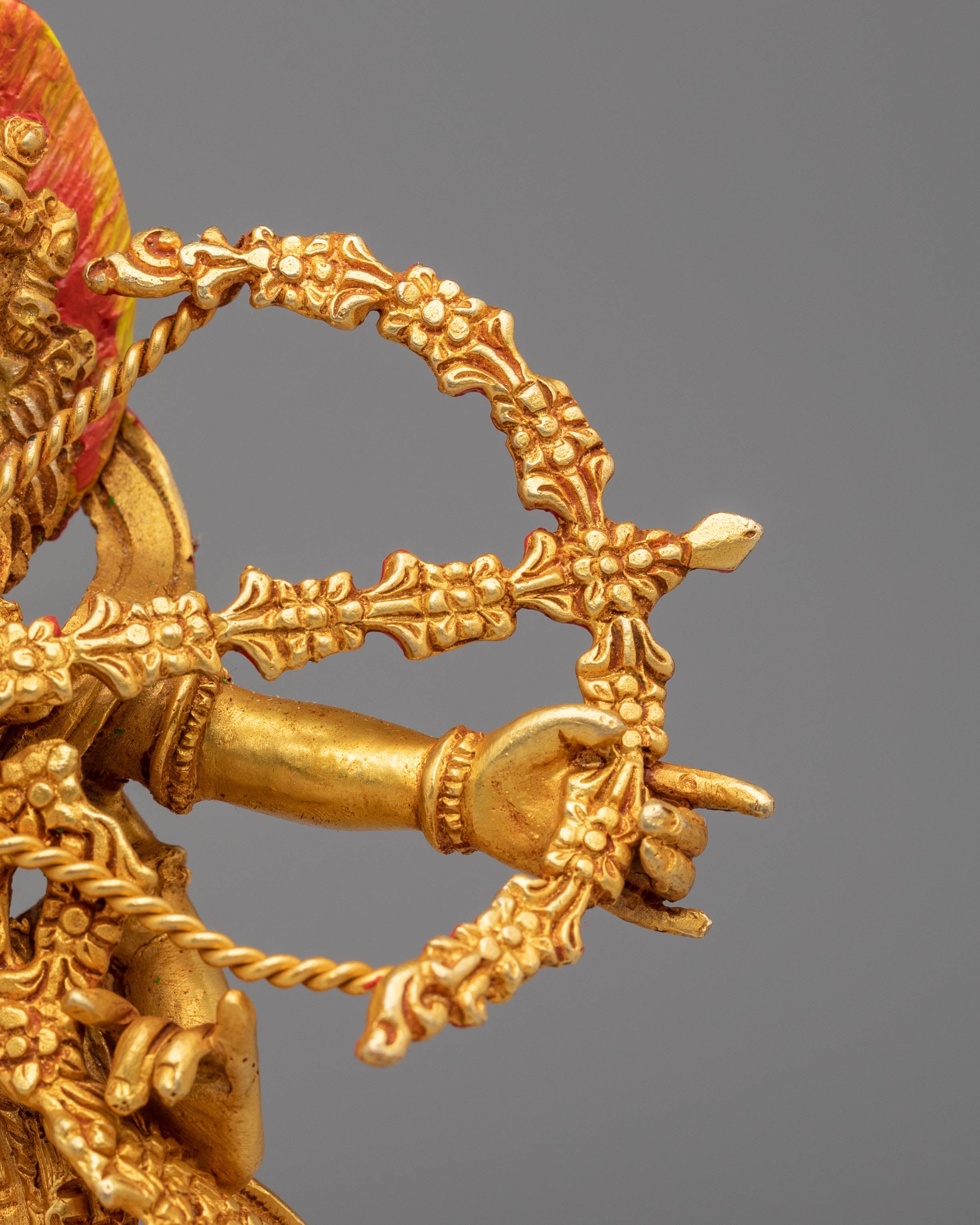 Handcrafted Kurukulla Buddhist Statue | Tibetan Tantric Goddess Sculpture