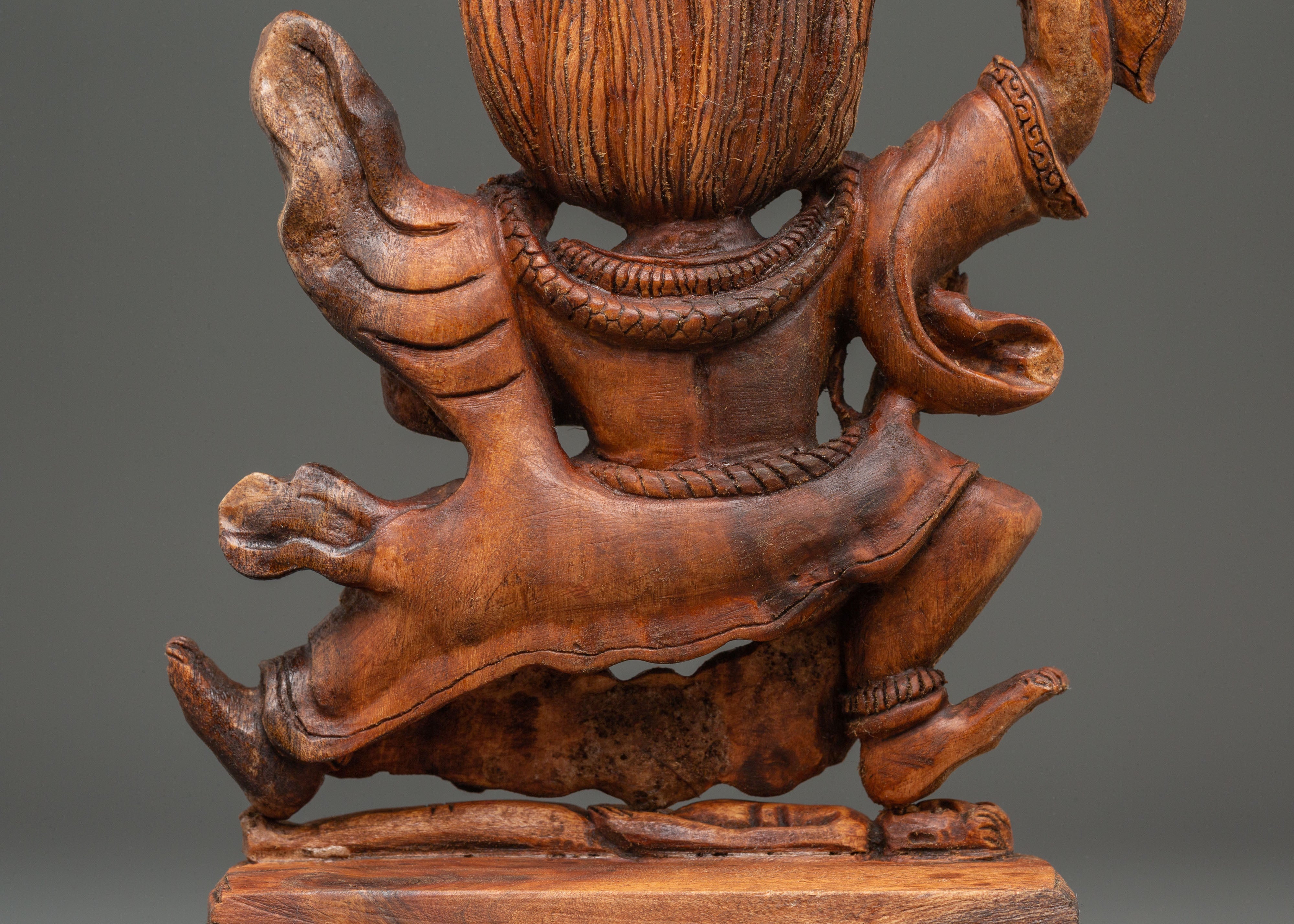 Mahakala Bernakchen Enlightened Protector Statue | Wrathful Deity Mahakala Artwork