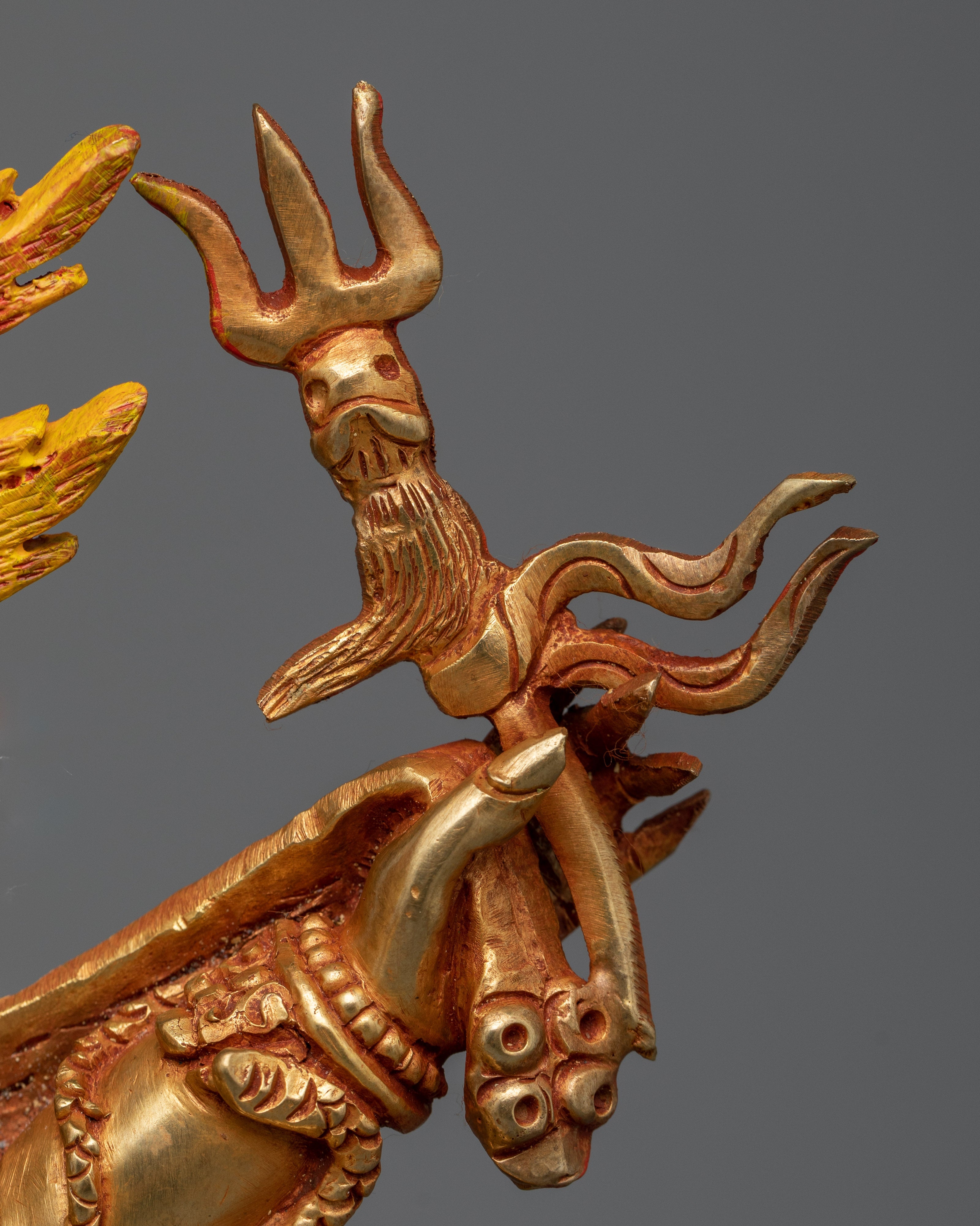 Six-Armed Mahakala Sadhana Sculpture | A Symbol of Protection and Transformation