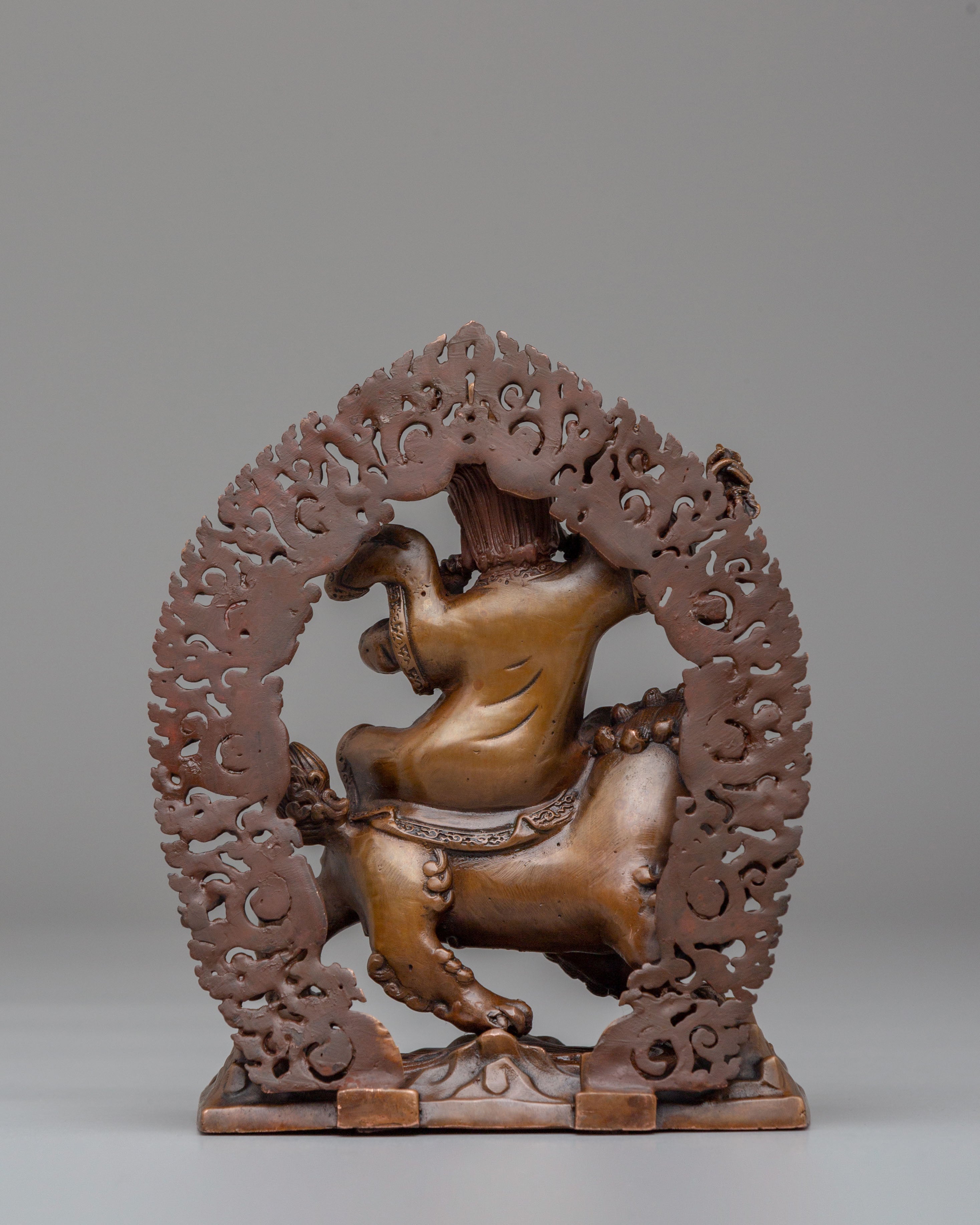 Handmade Dorje Legpa Statue | Tibetan Protector Deity Sculpture