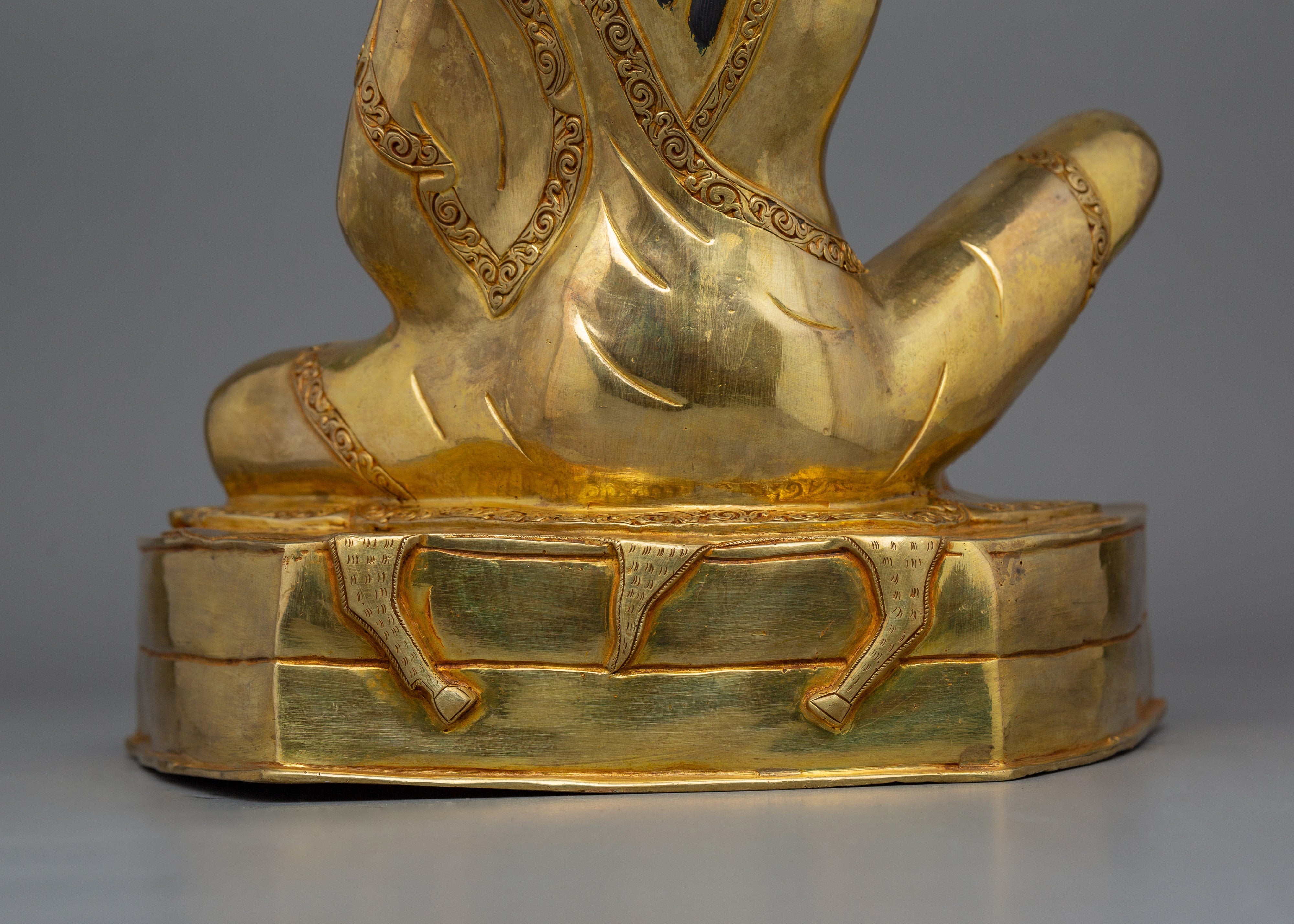Buddhist Master Milarepa Statue | Tibetan Yogi Sculpture