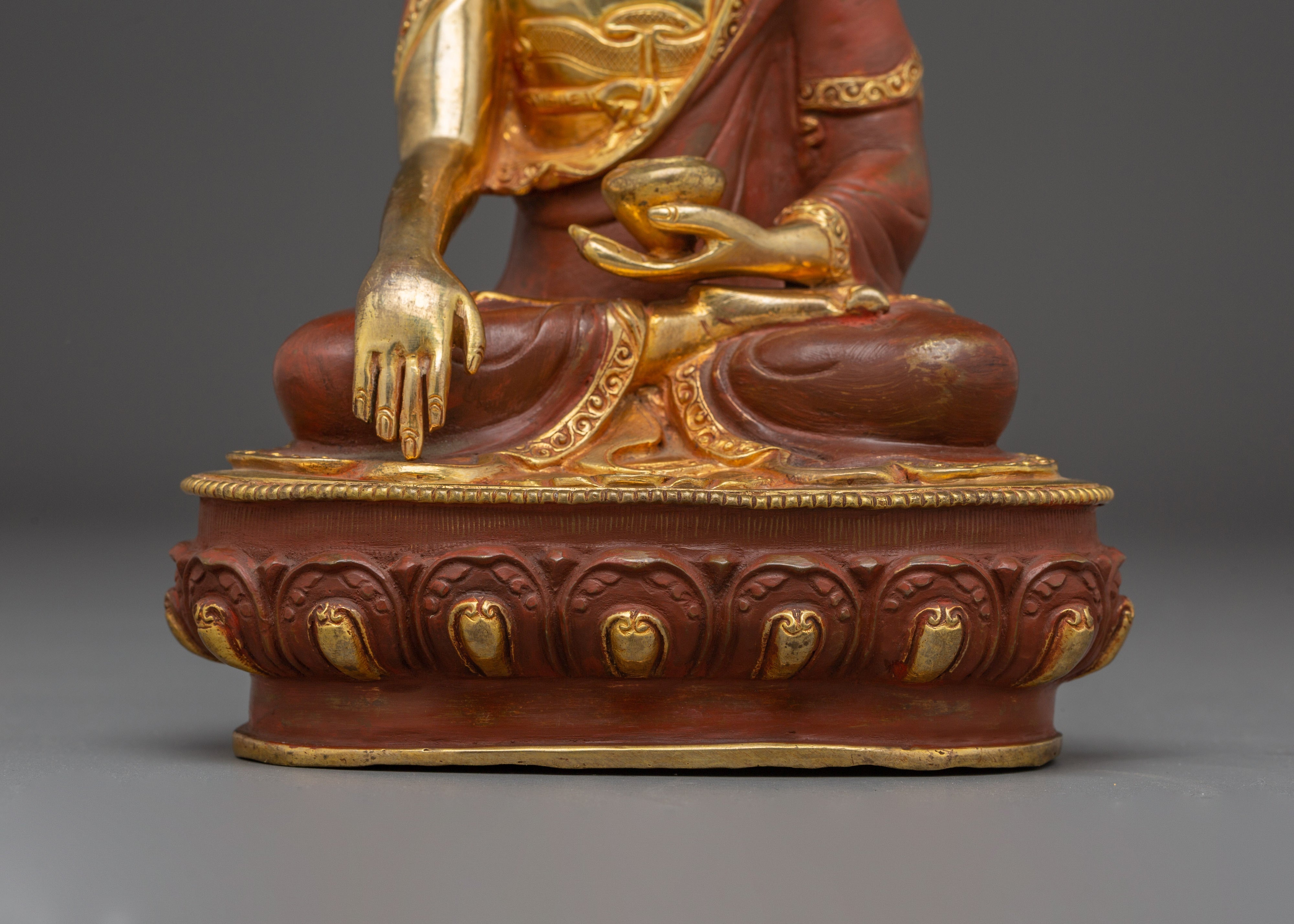 Handmade Statue of Buddha Shakyamuni | Tibetan Buddhist Art