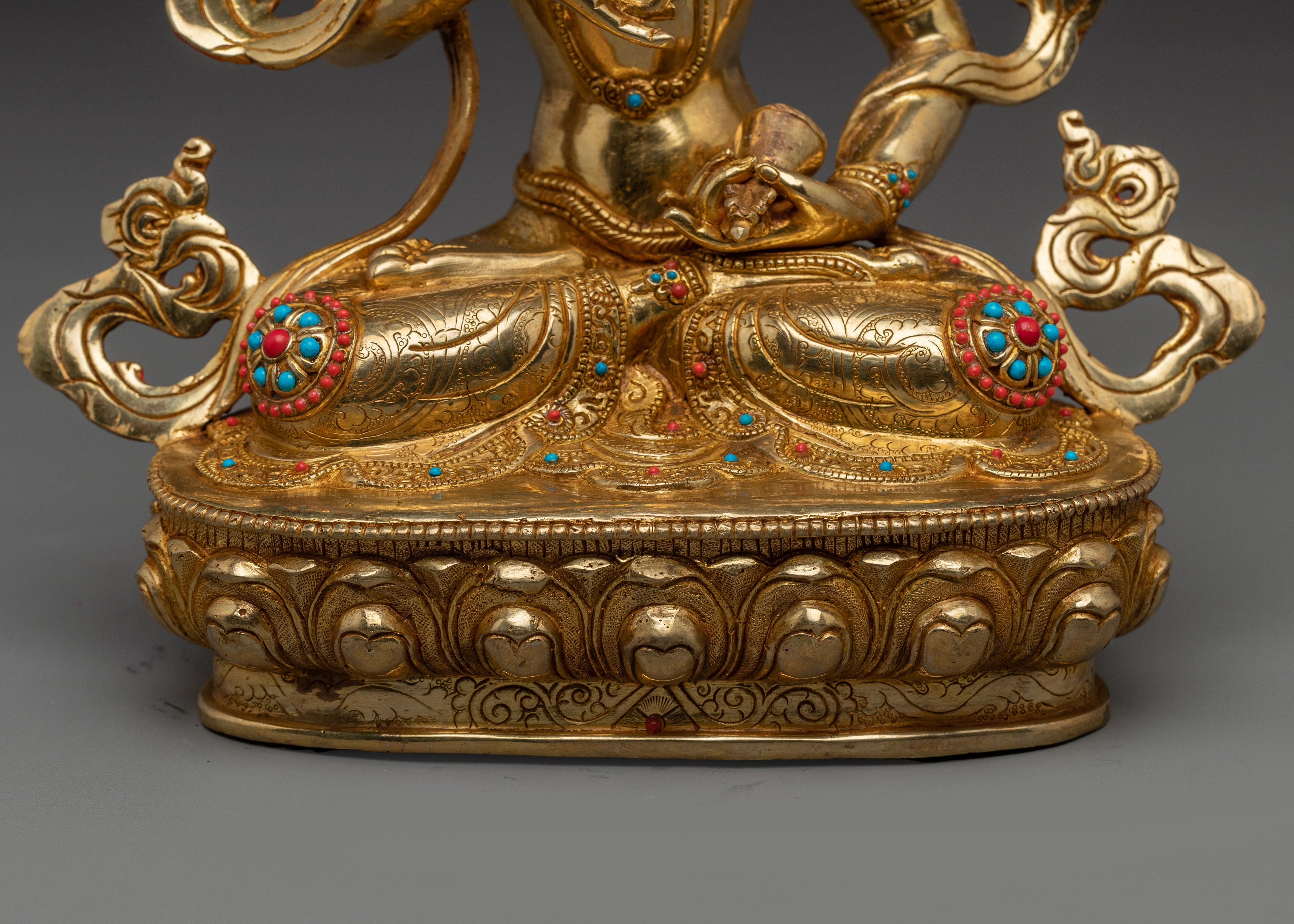 Handmade Artwork of Himalayan Deity Vajrasattva | The Deity of Purification