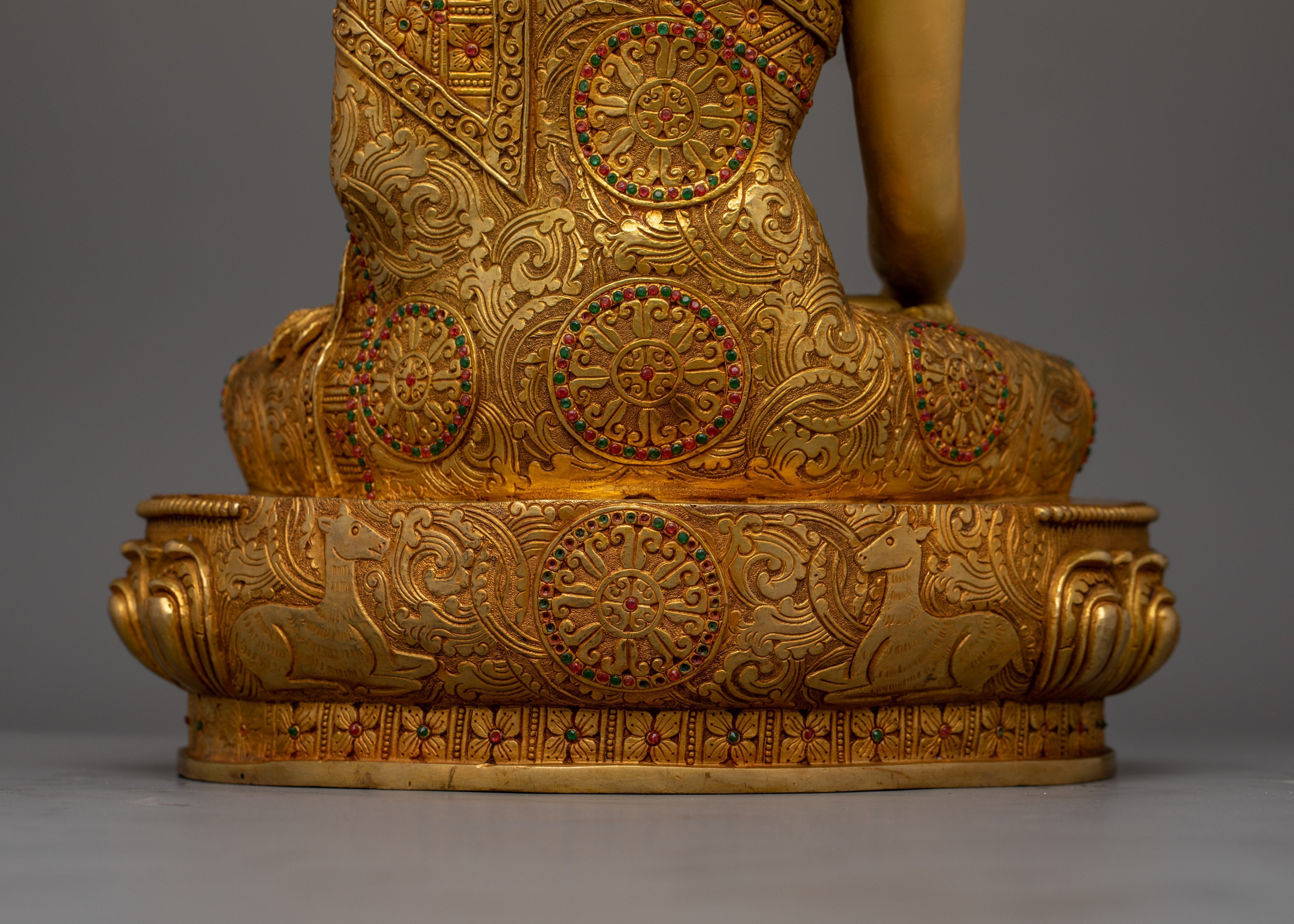 Lord Shakyamuni Buddha "Founder of Buddhism" Statue | Handmade Buddhist Altar Decor