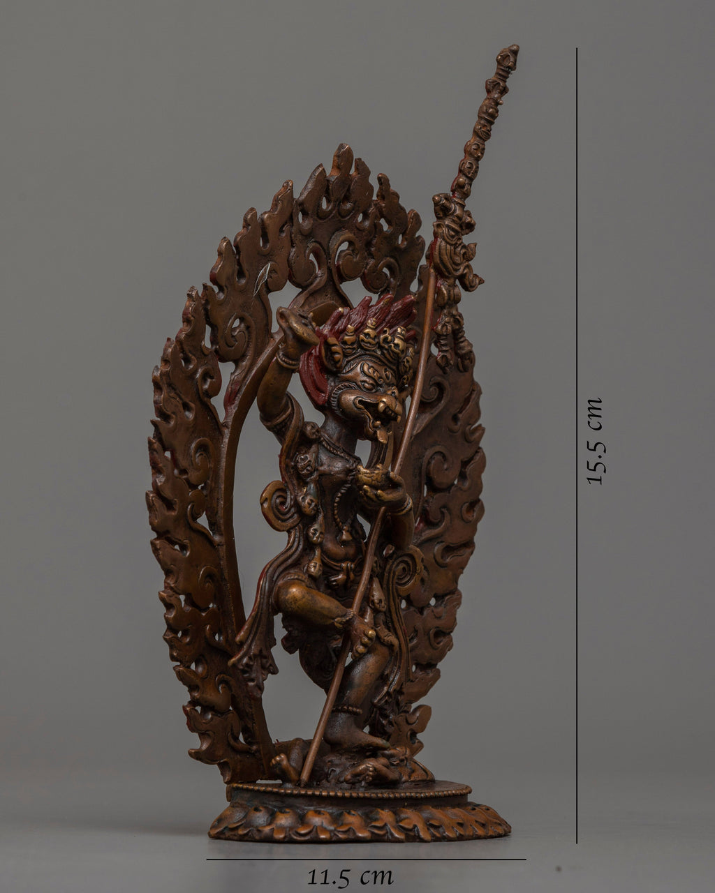 Machine Deity Machine Made Dakini Singhamukha Statue | Depiction of Fierce Female De