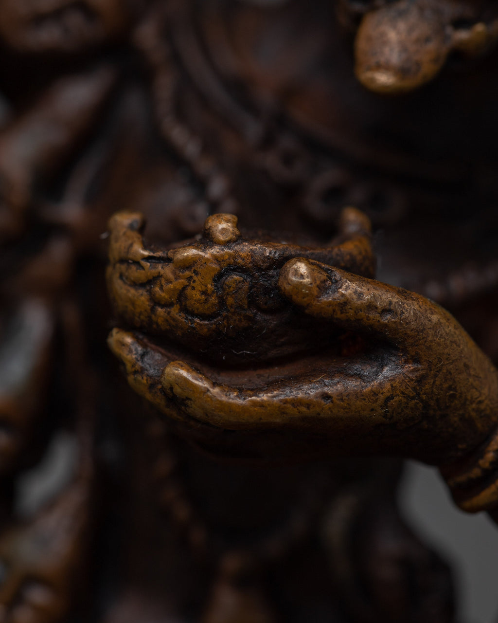Machine Deity Machine Made Dakini Singhamukha Statue | Depiction of Fierce Female De