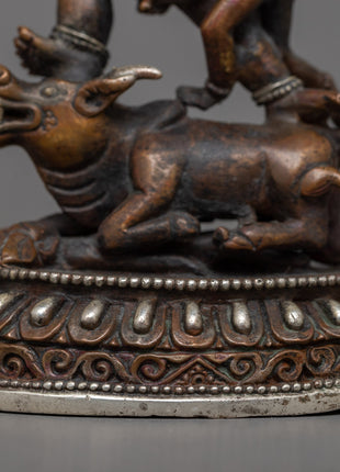 MachineMade Yamantaka With Consort Statue | Symbolizing the Sacred Union of Wisdom
