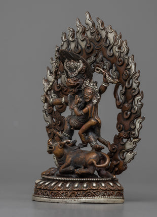 MachineMade Yamantaka With Consort Statue | Symbolizing the Sacred Union of Wisdom