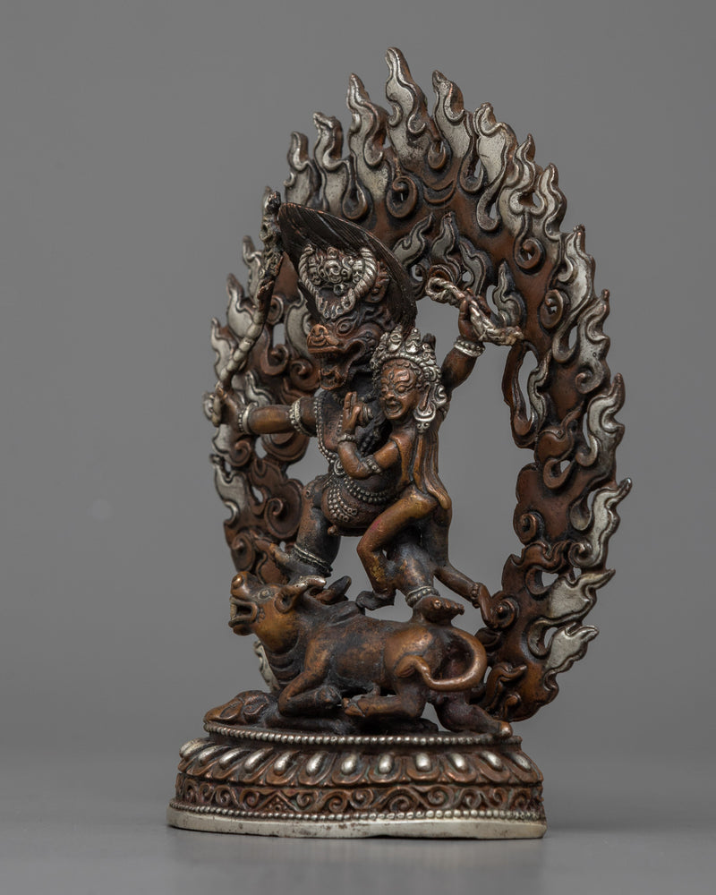 MachineMade Yamantaka With Consort Statue | Symbolizing the Sacred Union of Wisdom