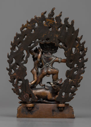 MachineMade Yamantaka With Consort Statue | Symbolizing the Sacred Union of Wisdom