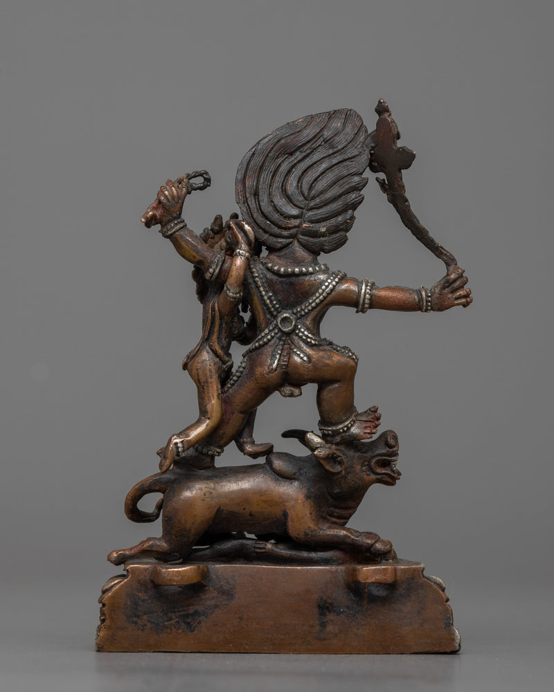 MachineMade Yamantaka With Consort Statue | Symbolizing the Sacred Union of Wisdom
