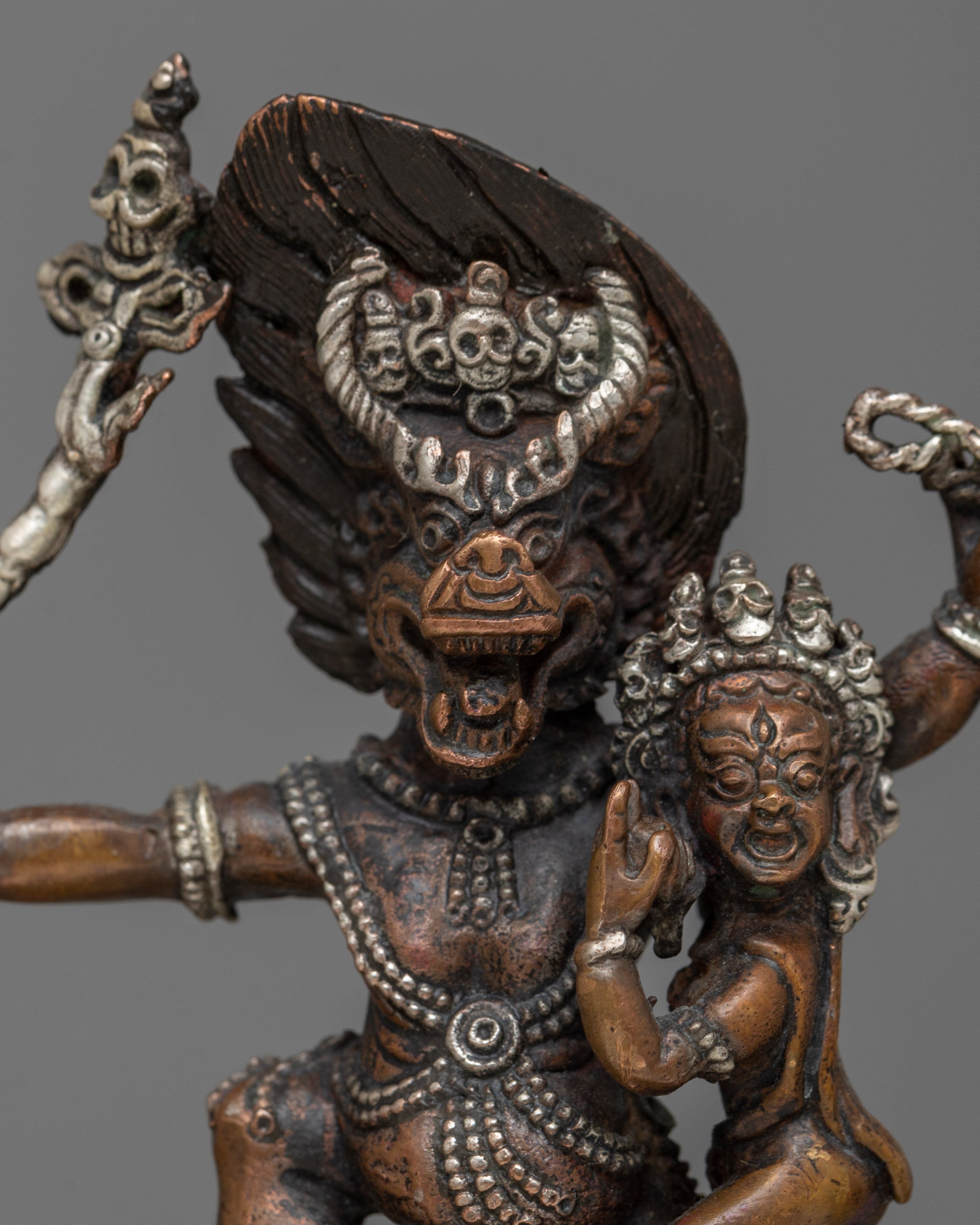 MachineMade Yamantaka With Consort Statue | Symbolizing the Sacred Union of Wisdom