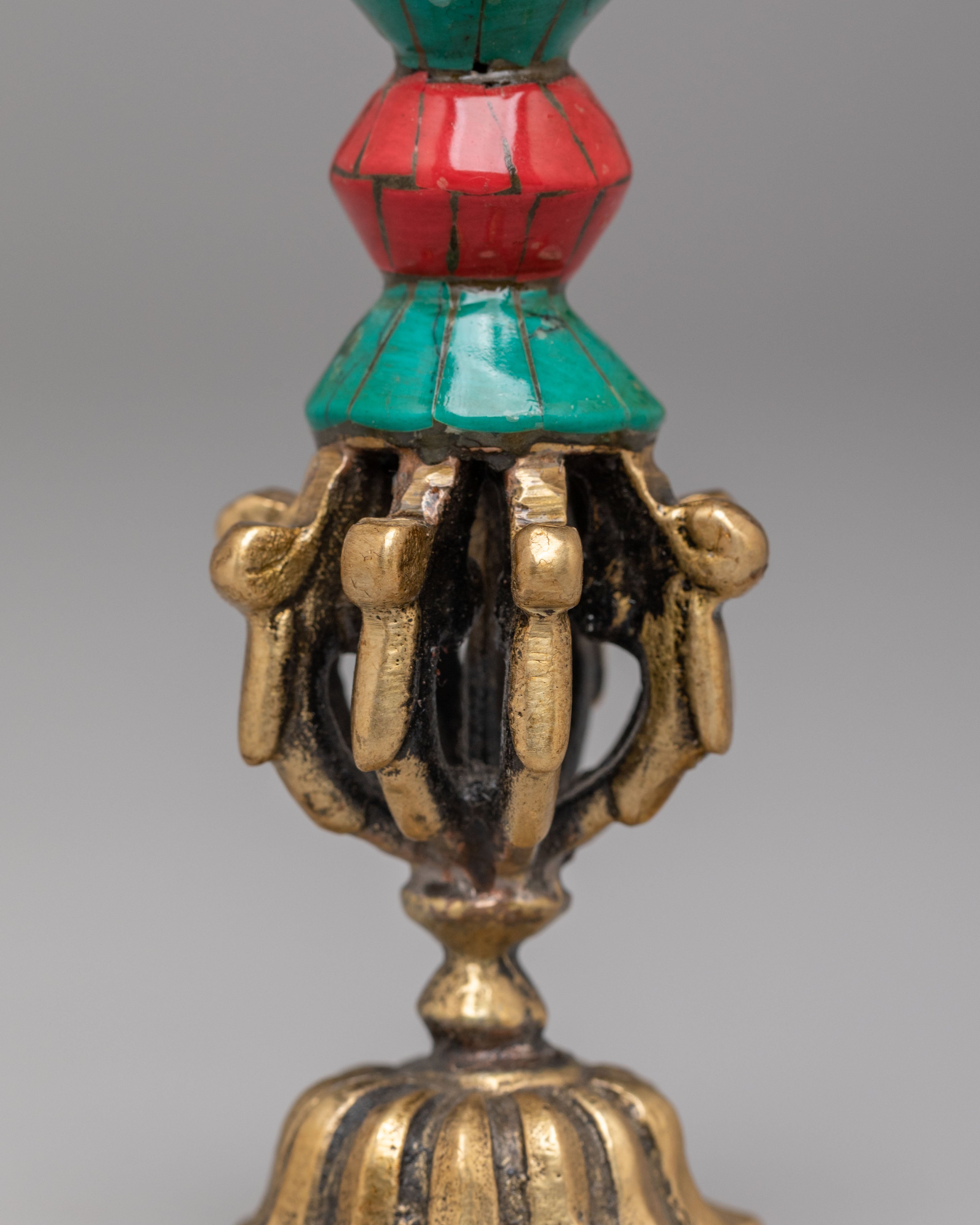 Handcrafted Buddhist Ritual Vajra | Symbol of Power and Protection