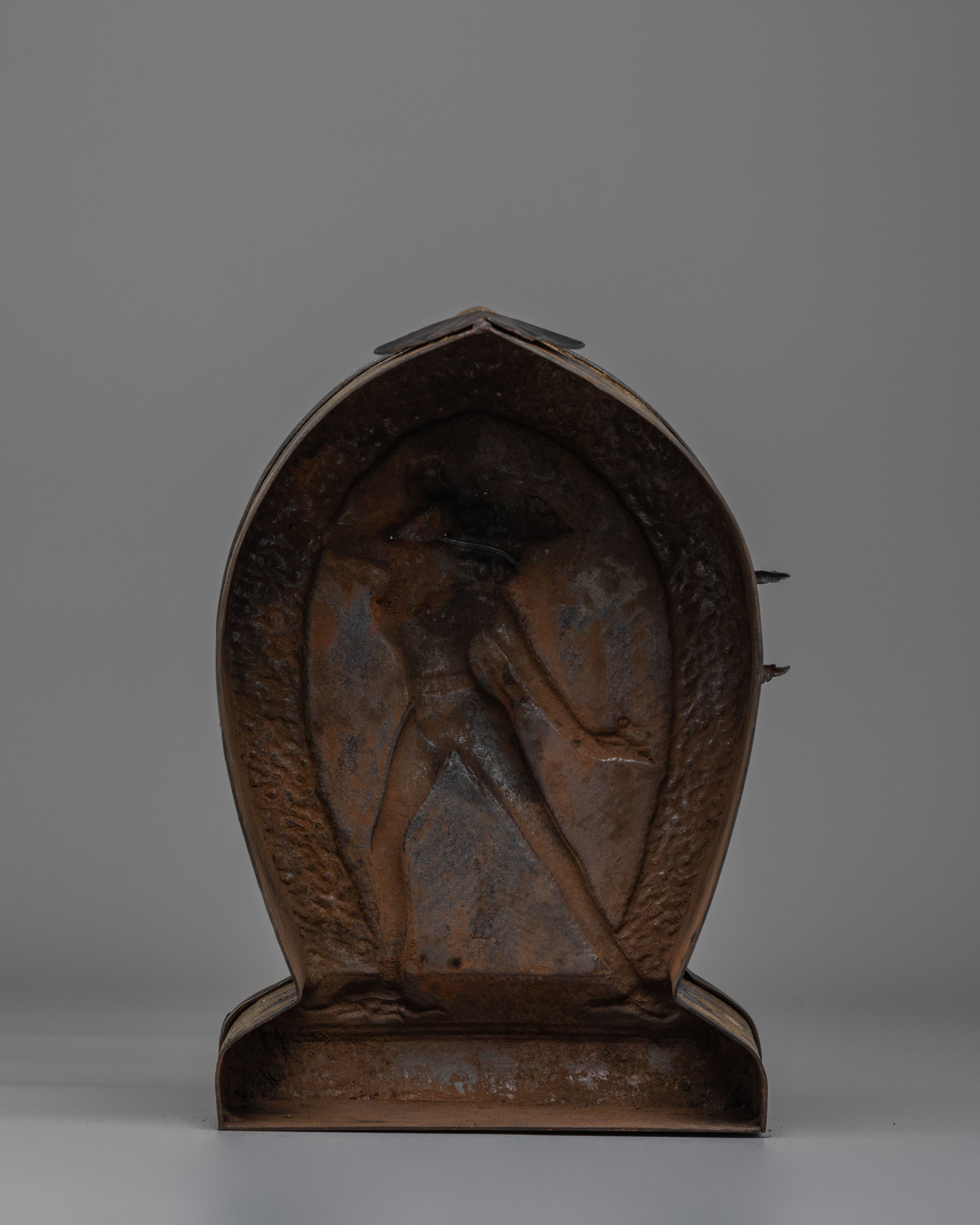 Traditional Buddhist Ghau Box | A Sacred Shrine for Your Rituals and Blessings