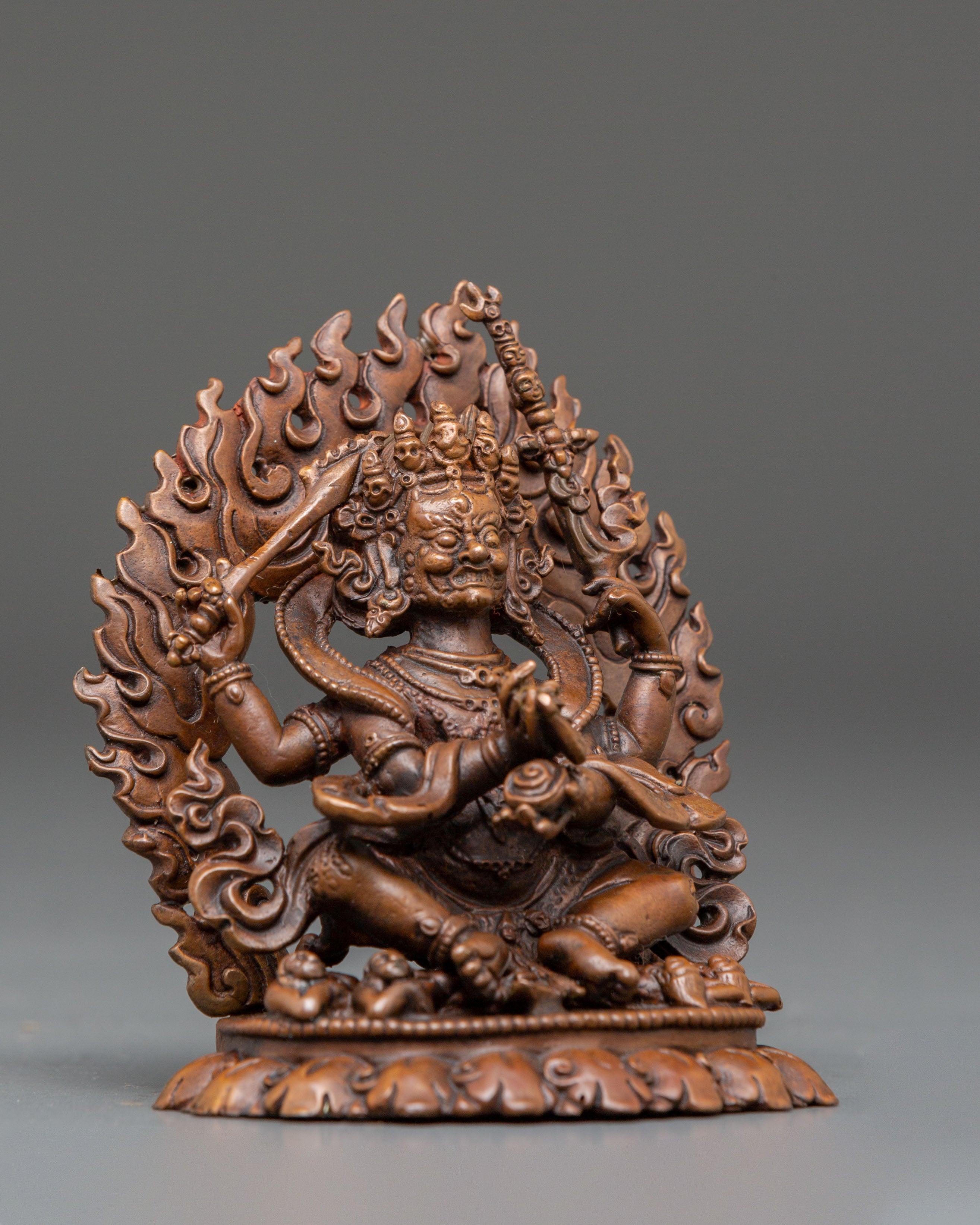 Wrathful Deity 4 Armed Mahakala | Deity of Compassion and Power