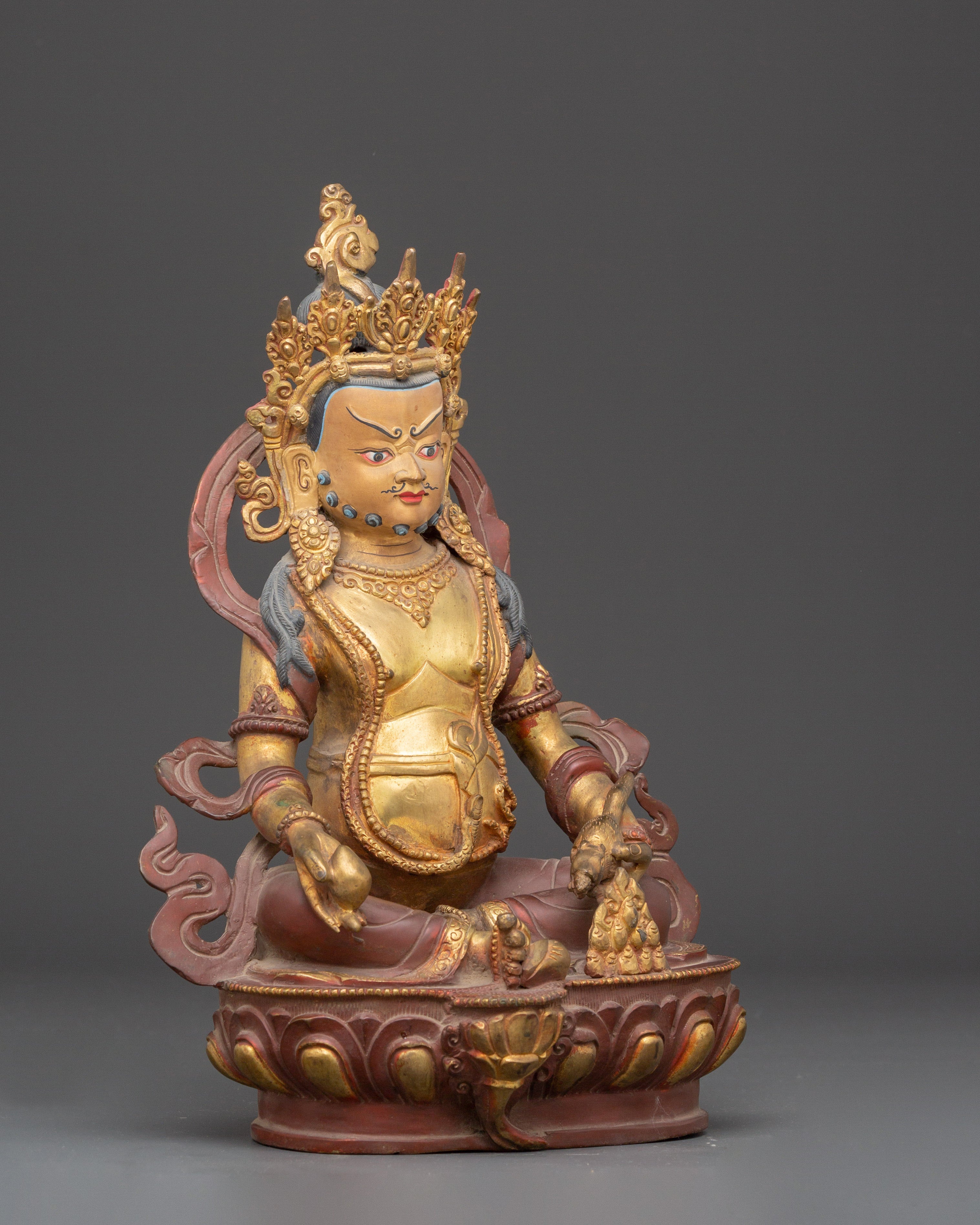 Statue of Buddhist Prosperity, Dzambhala | Tibetan Wealth Deity