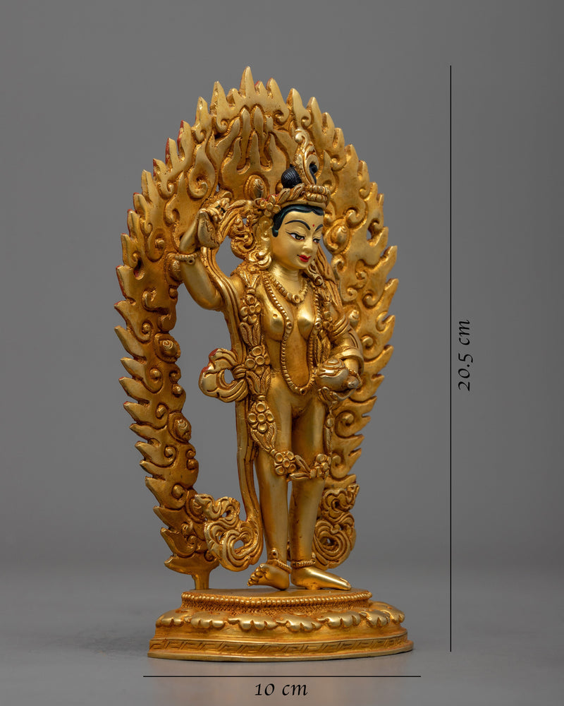 Machine Made Yeshe Tsogyal Statue | Revered Representation of Wisdom and Enlightenment