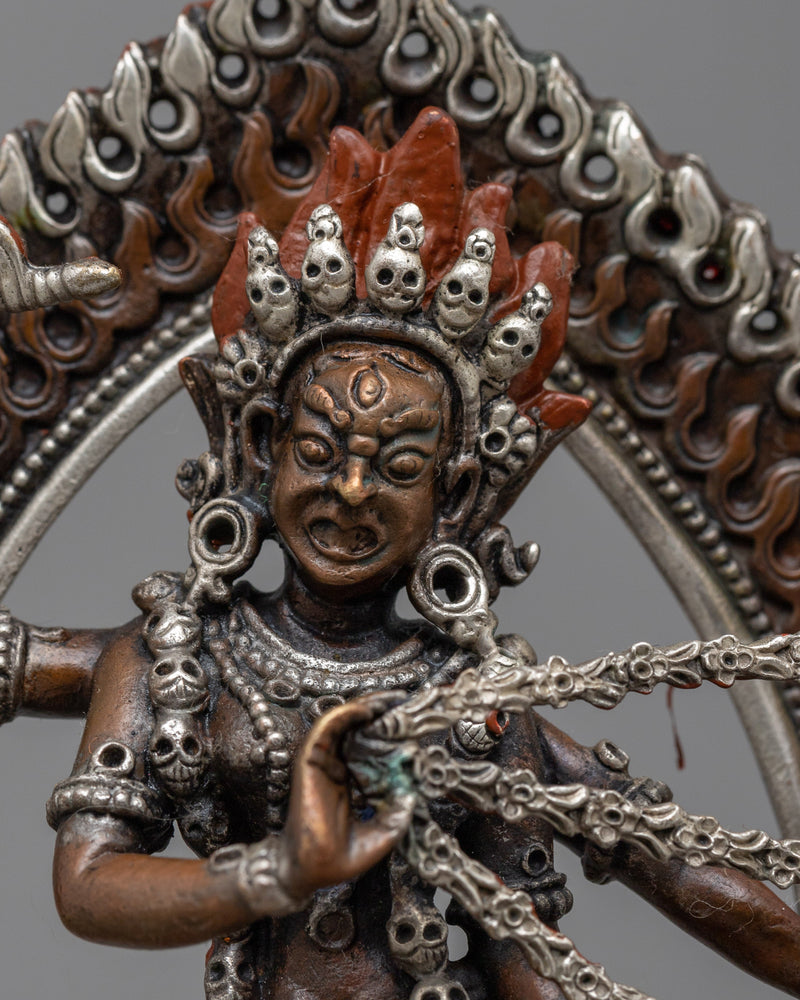 Machinemade Kurkulla Statue | Crafted with Silver Plating for Spiritual Devotion