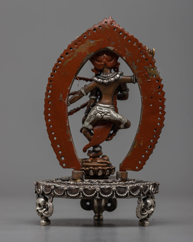 Machinemade Kurkulla Statue | Crafted with Silver Plating for Spiritual Devotion