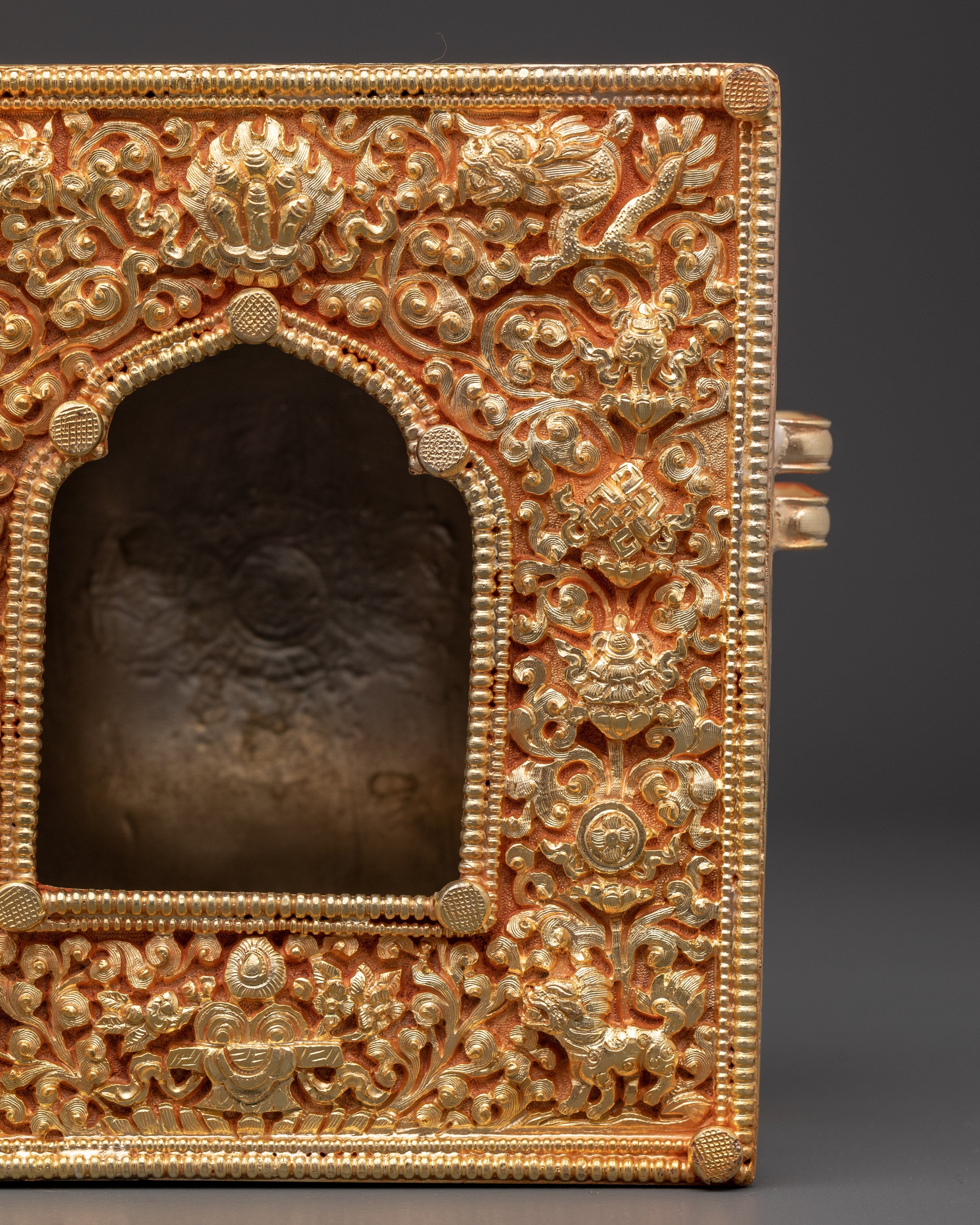 Himalayan Ghau Amulet Box | Tibetan Buddhist Prayer Relic Case