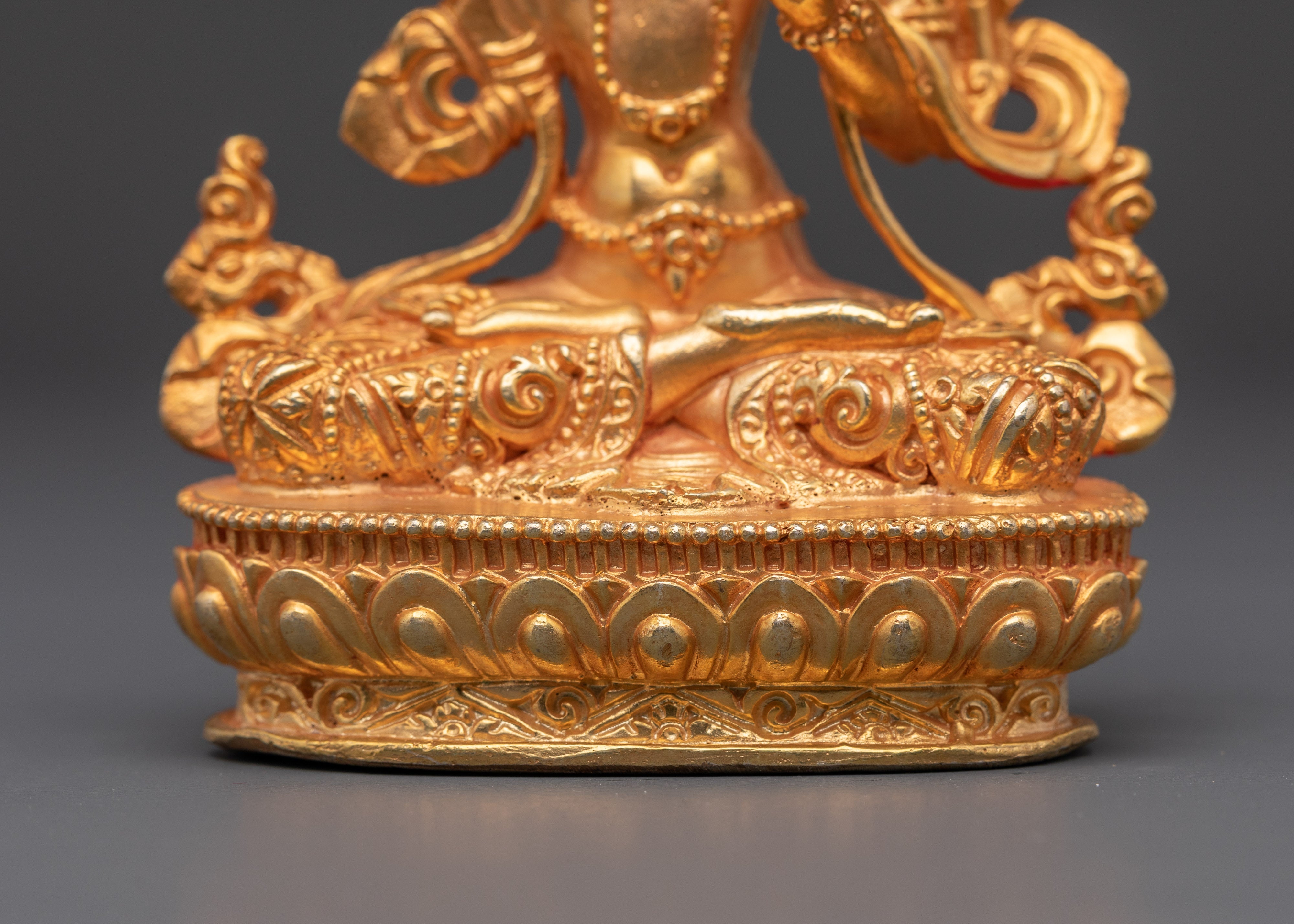 Manjushri Wisdom Deity Sculpture | Tibetan Buddhist Statue for Enlightenment