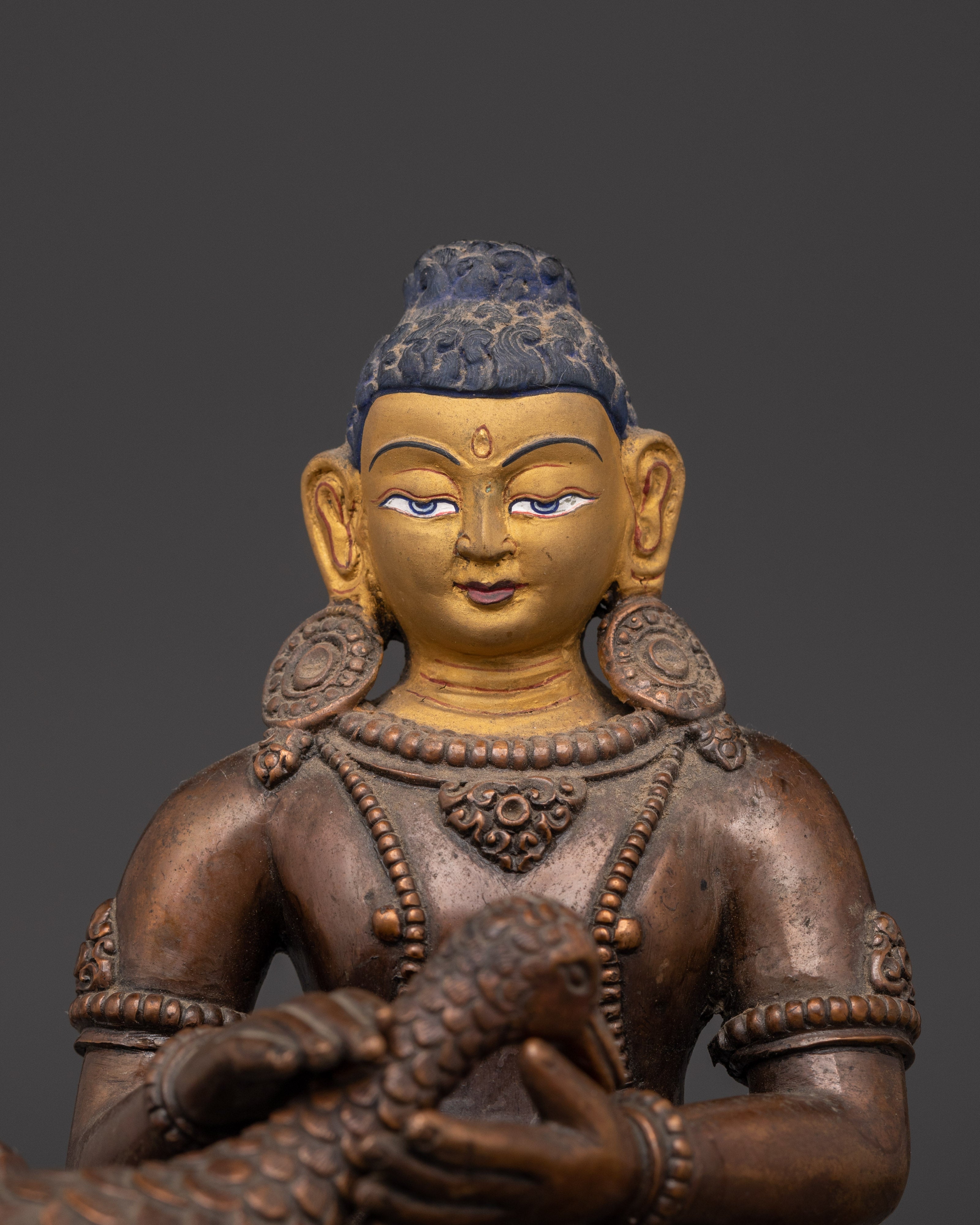 Handcrafted Oxidized Copper Siddhartha Gautam Statue | Sacred Buddhist Art
