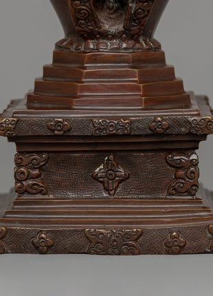 Stupa of Reconciliation | Traditional Buddhist Sculpture for Meditation and Healing