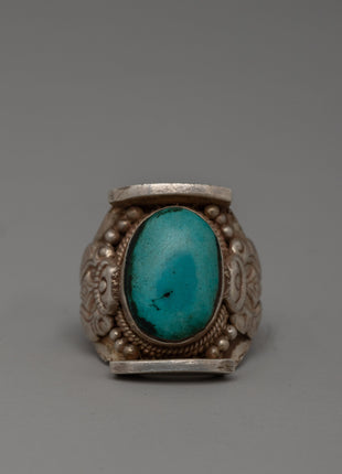 Sterling Silver and Turquoise Ring