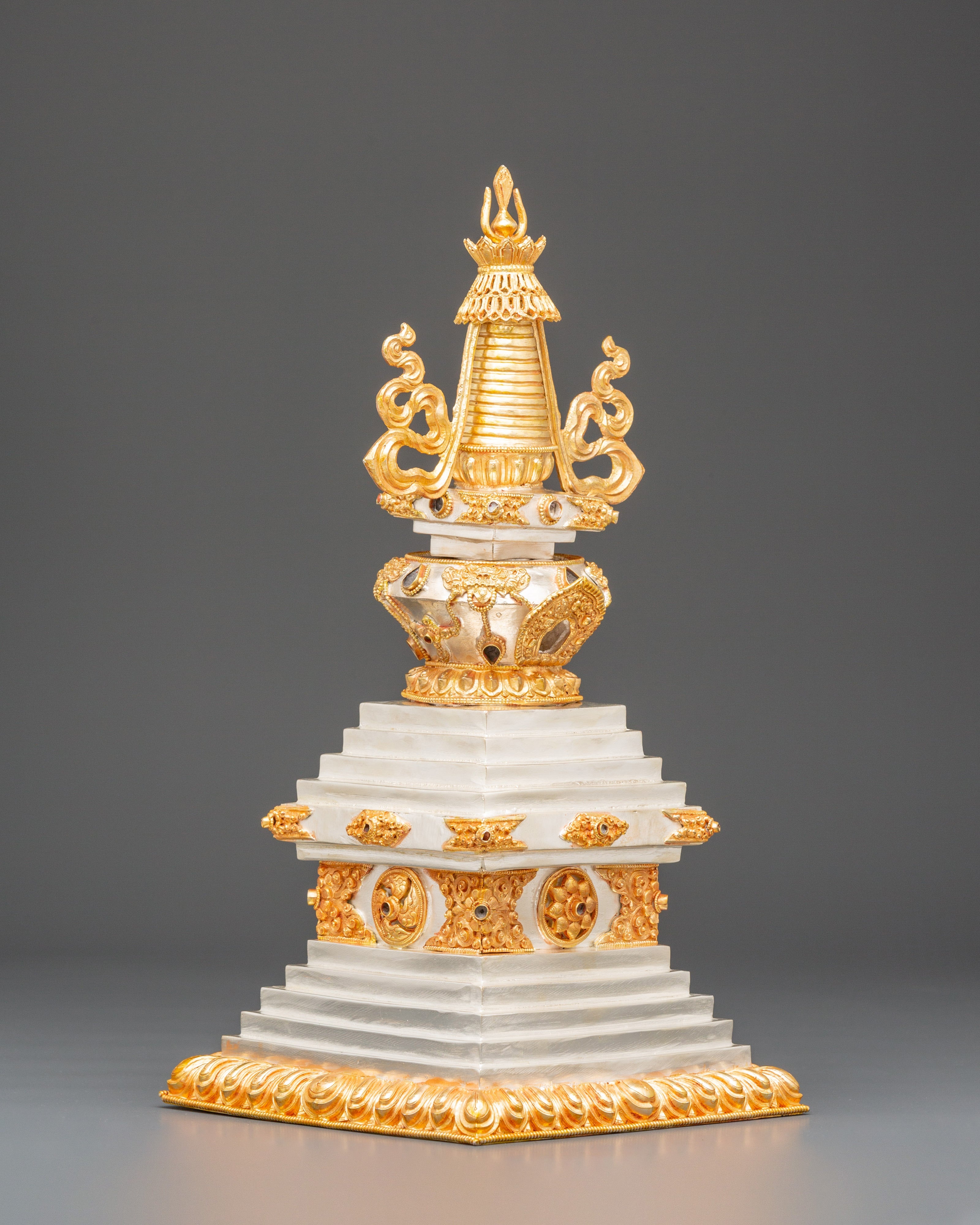 Handmade Stupa for Ritual Ceremonies | Symbol of Enlightenment