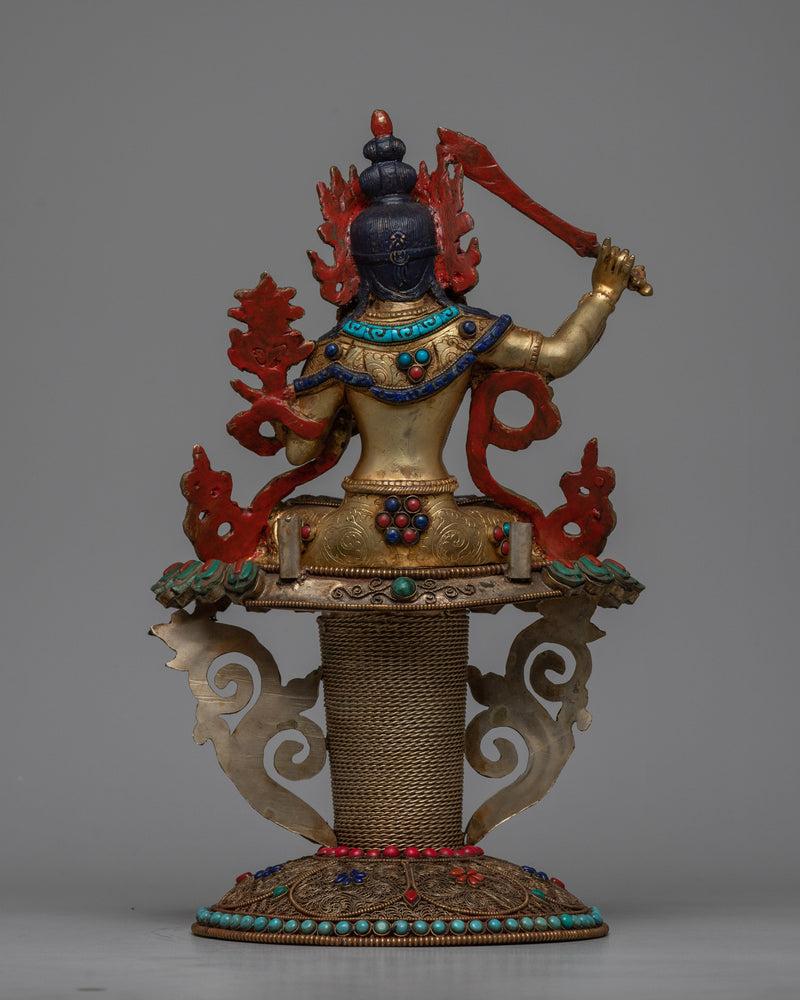 Manjushri Statue Sword | Symbolizing Enlightenment and the Cutting Through of Ignorance