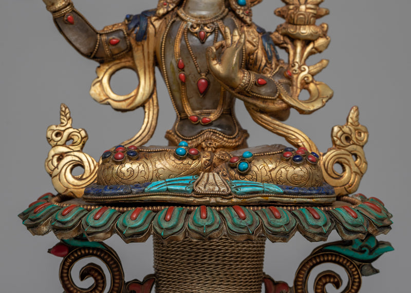 Manjushri Statue Sword | Symbolizing Enlightenment and the Cutting Through of Ignorance