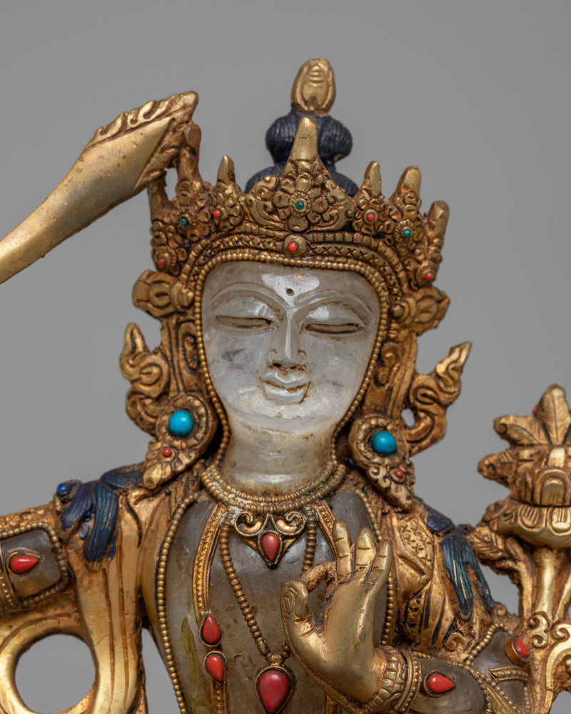 Manjushri Statue Sword | Symbolizing Enlightenment and the Cutting Through of Ignorance