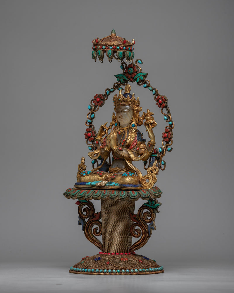 Chenrezig Lord of Love Statue | Radiating Spiritual Grace and Compassion