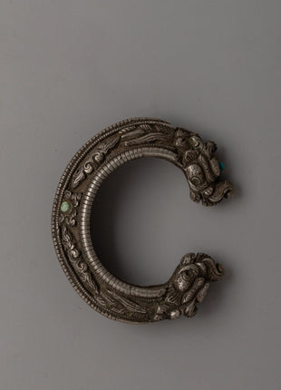Old Stone Dragon Head Bracelet