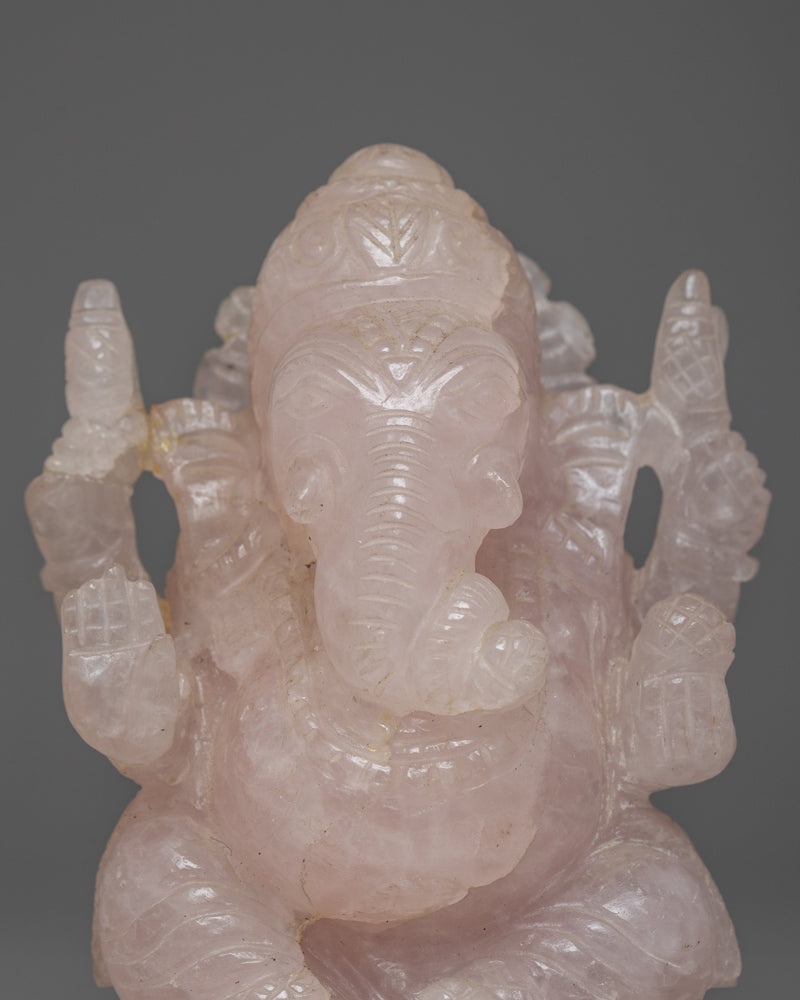 Crystal Ganesh Statue | Radiate Blessings and Prosperity with the Divine Symbolism