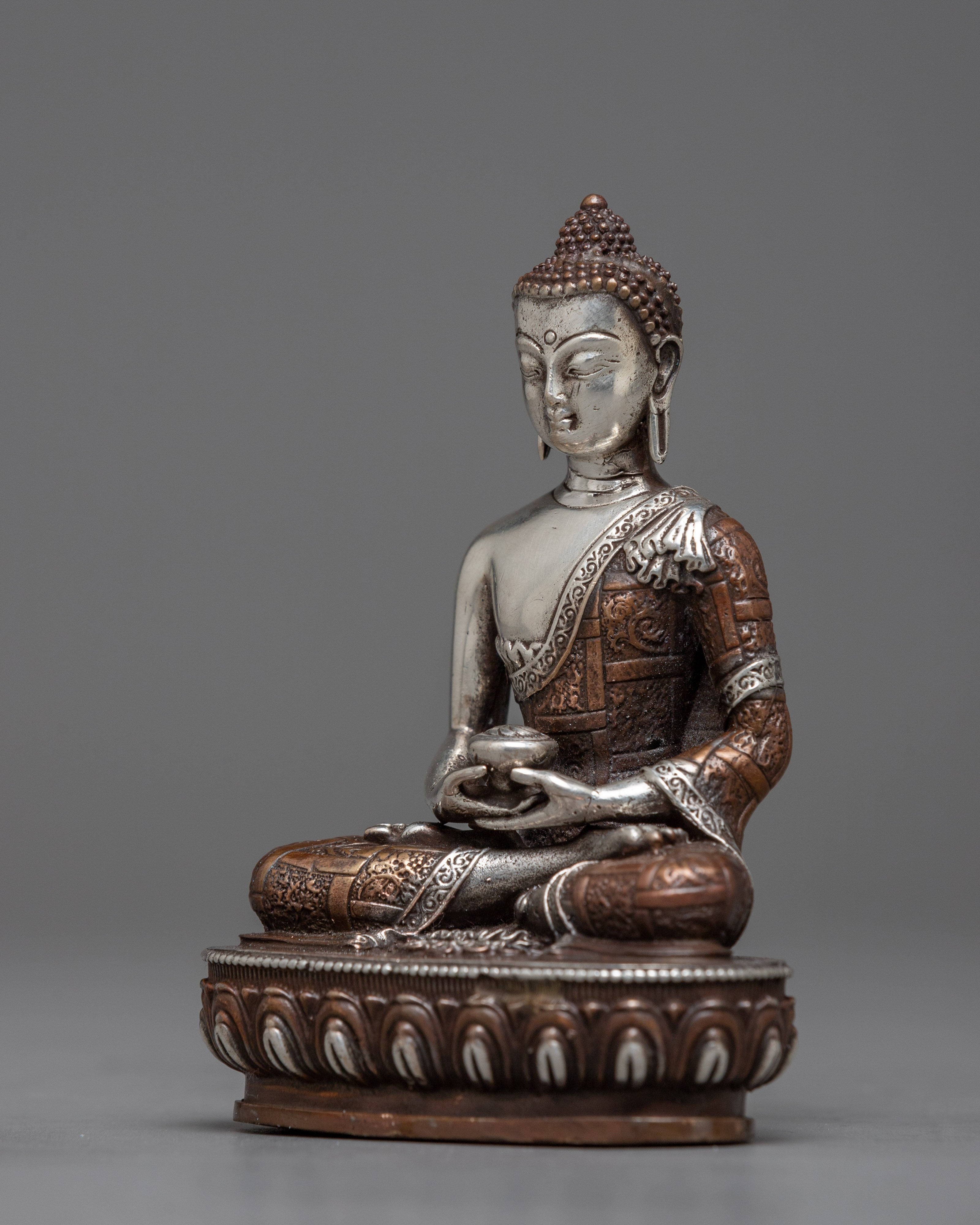 Machine Molded Amitabha Buddha Statue | Copper Statue for Timeless Serenity and Elegance