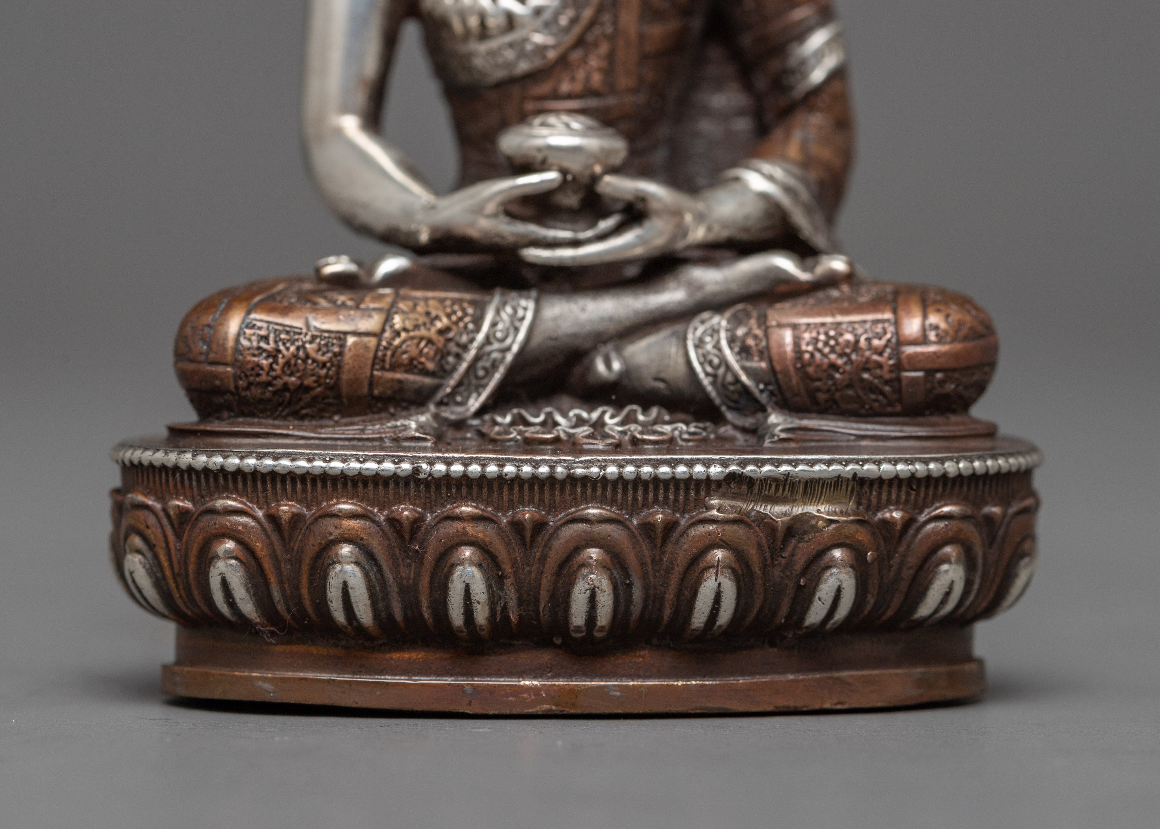 Machine Molded Amitabha Buddha Statue | Copper Statue for Timeless Serenity and Elegance