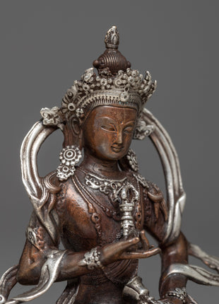 Machine Made Buddha Vajrasattva Statue | Precise Craftsmanship for Divine Enlightenment